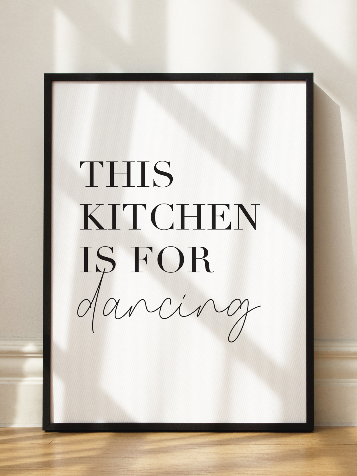 This Kitchen Is For Dancing