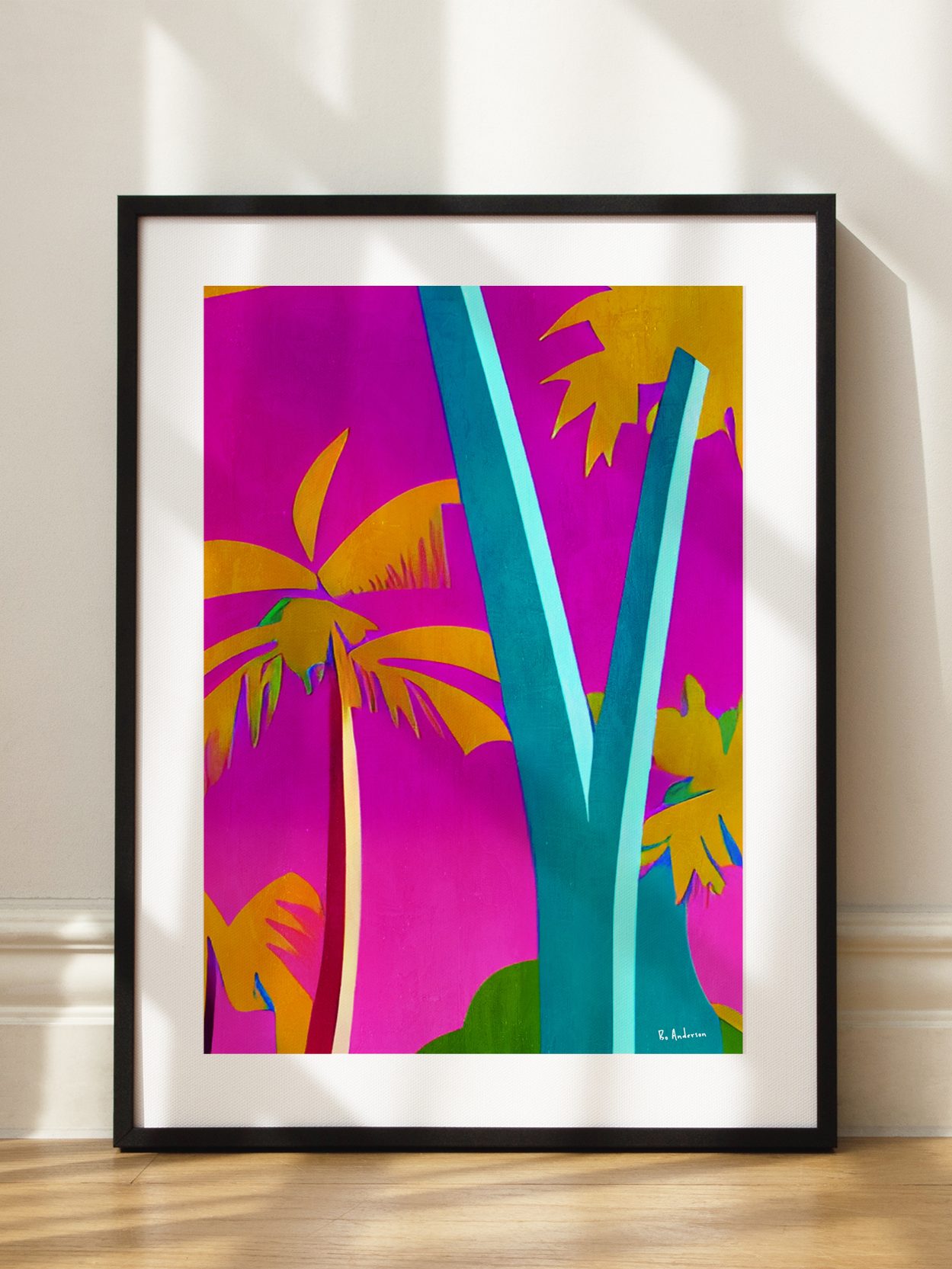 Papercut Palm Trees
