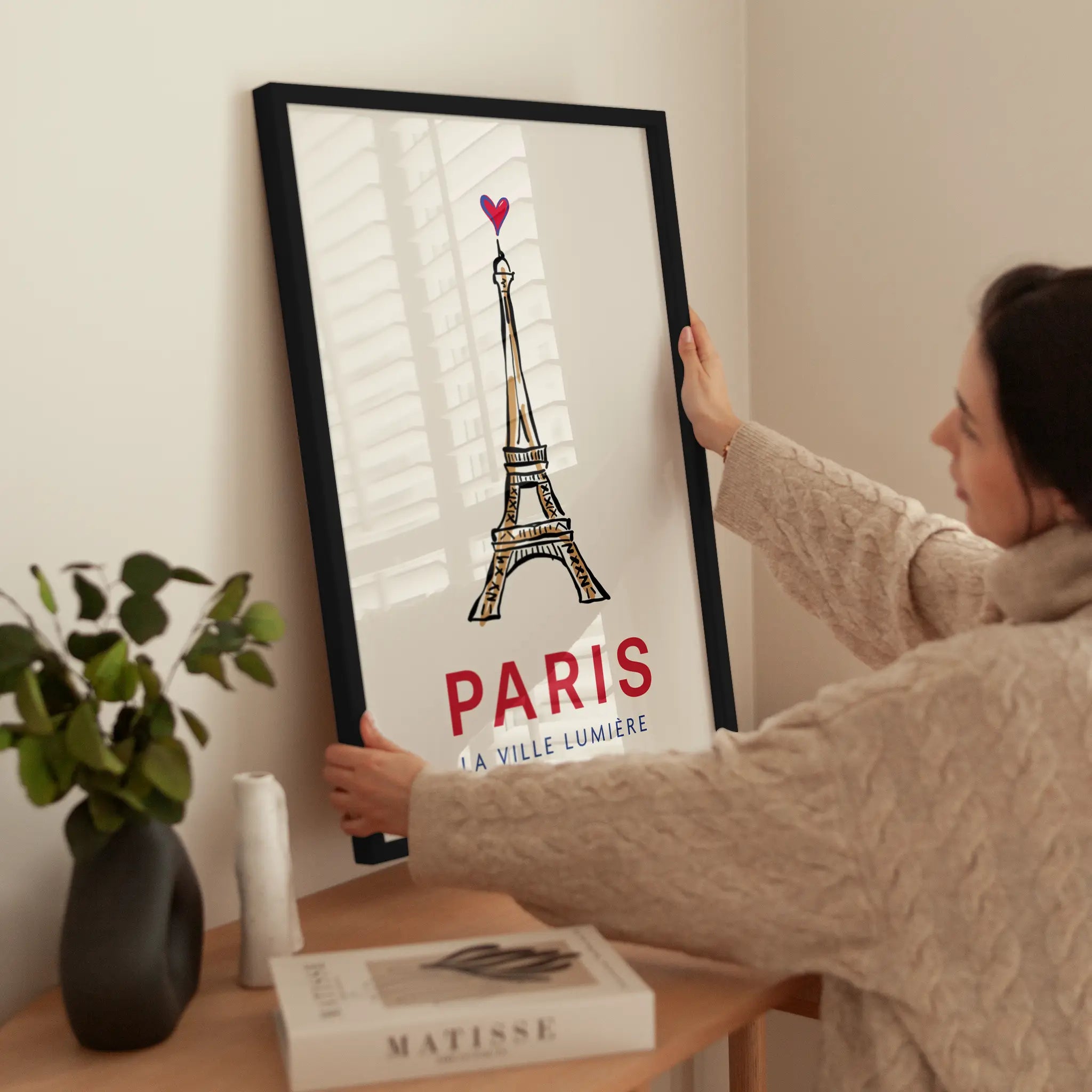 Paris Illustration wird aufgehängt