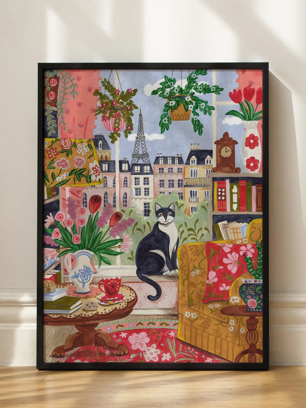 Parisian Cat Poster
