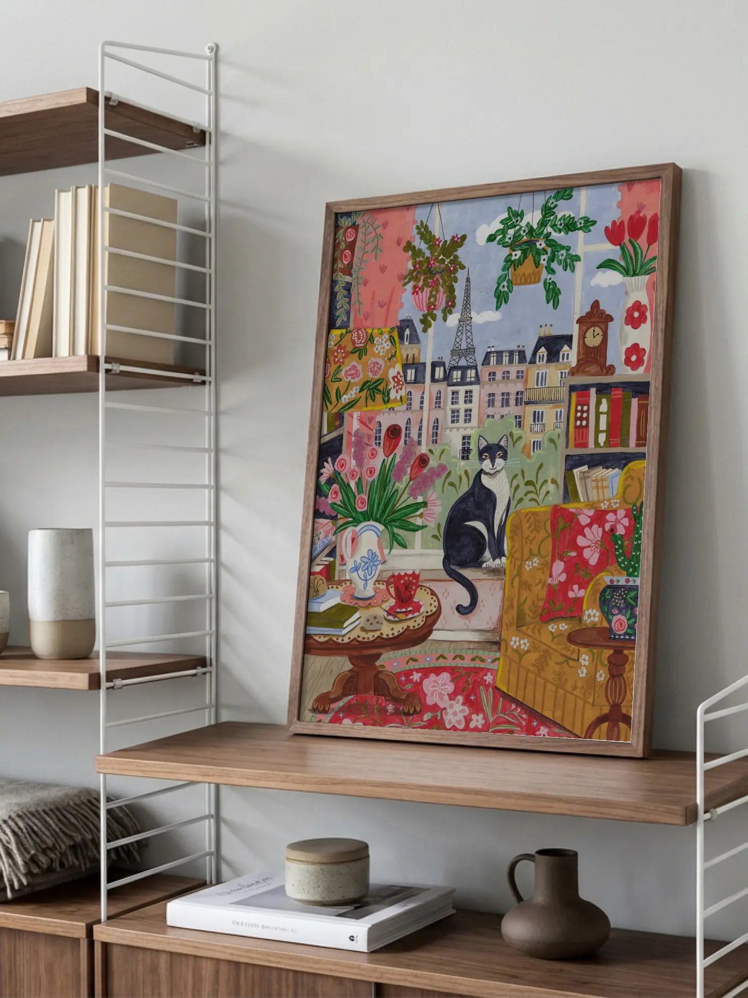 Parisian Cat Poster