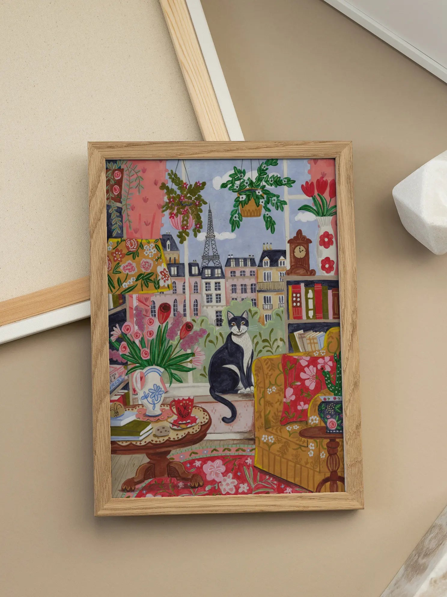 Parisian Cat Poster