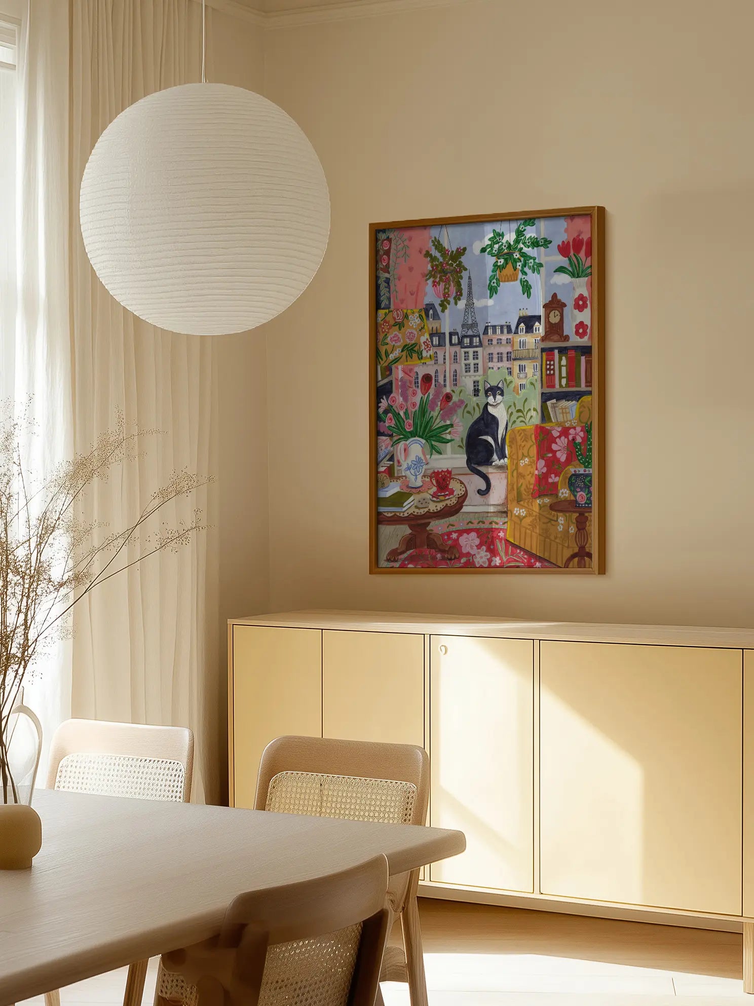 Parisian Cat Poster