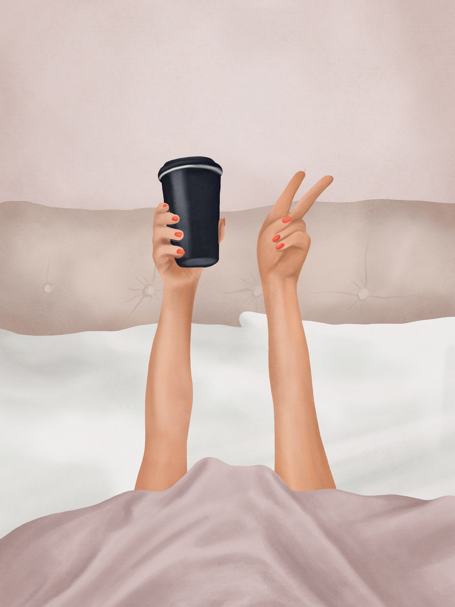 Peace and Coffee Poster