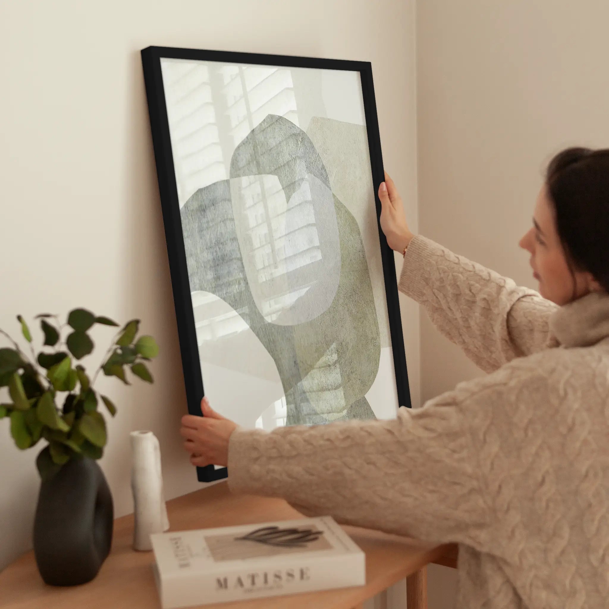 Pebbles wird aufgehängt