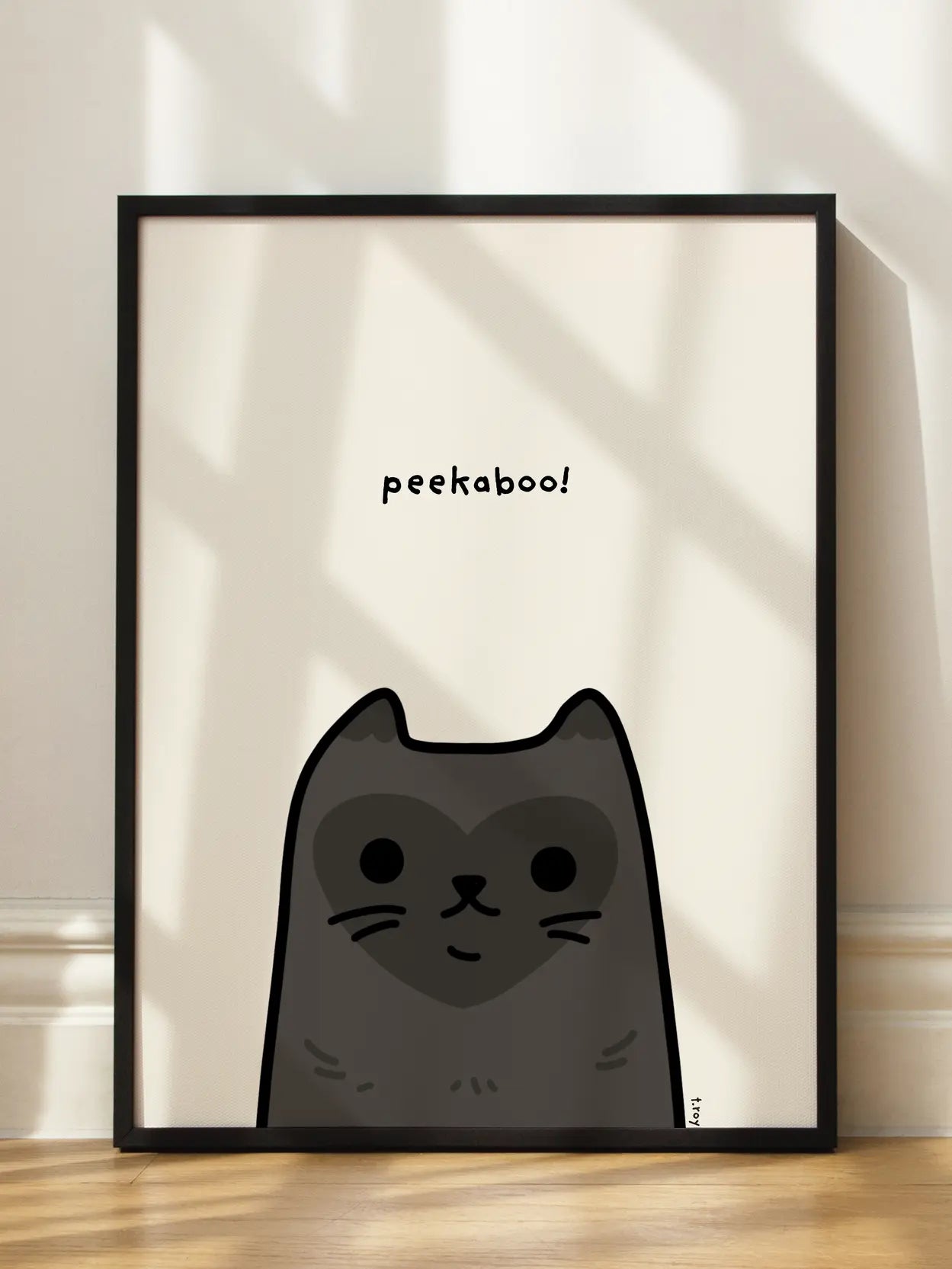 Peekaboo Cat