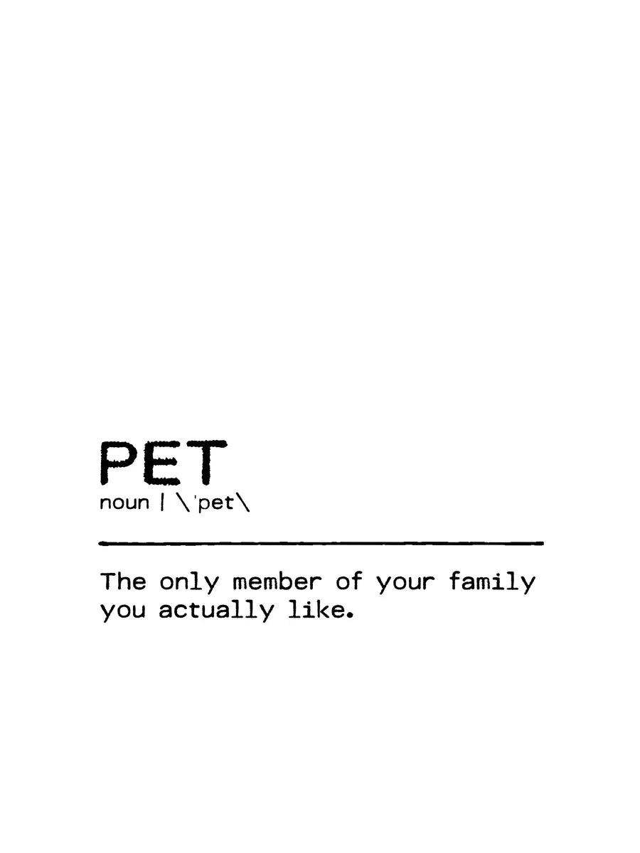 Pet Definition Poster