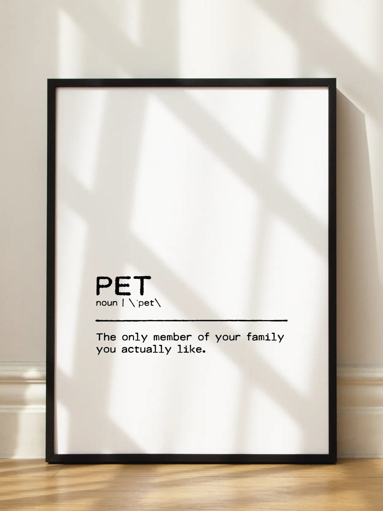 Pet Definition Poster