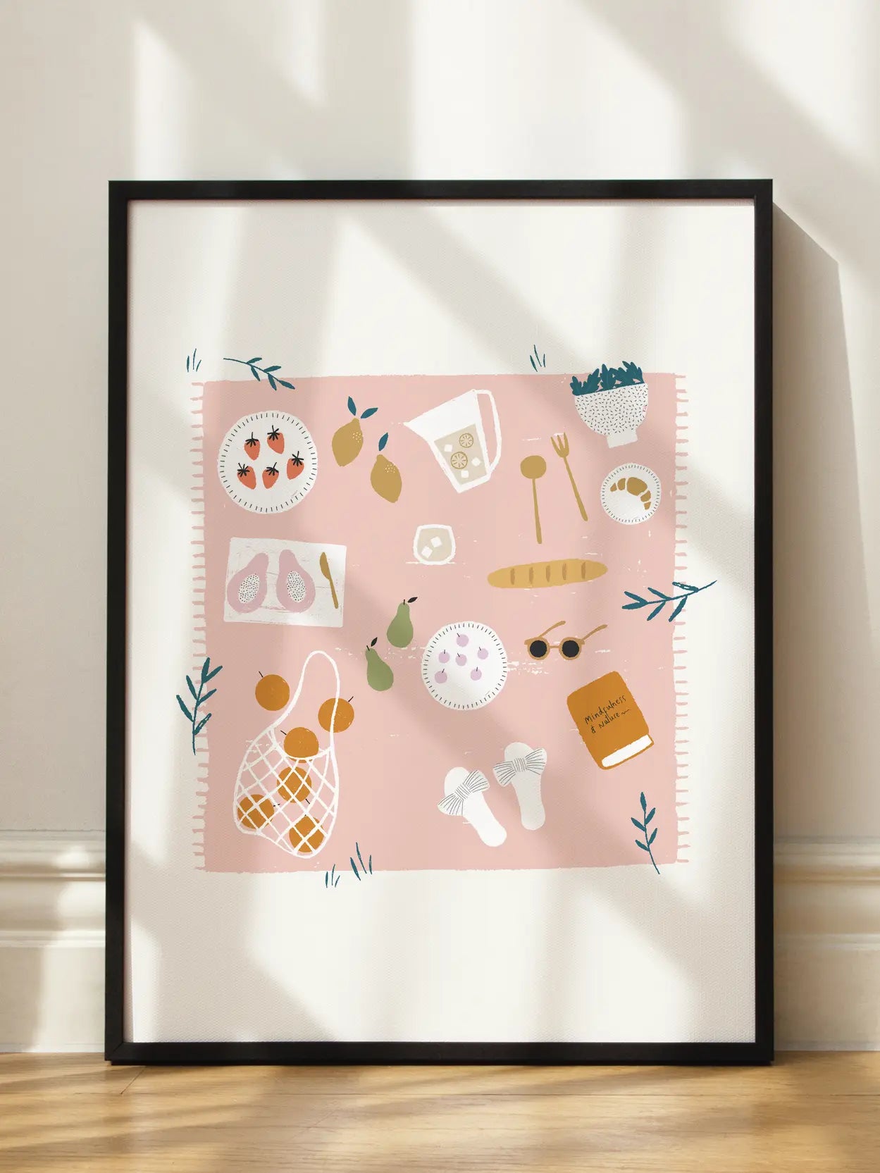 Picnic Food Flat Lay