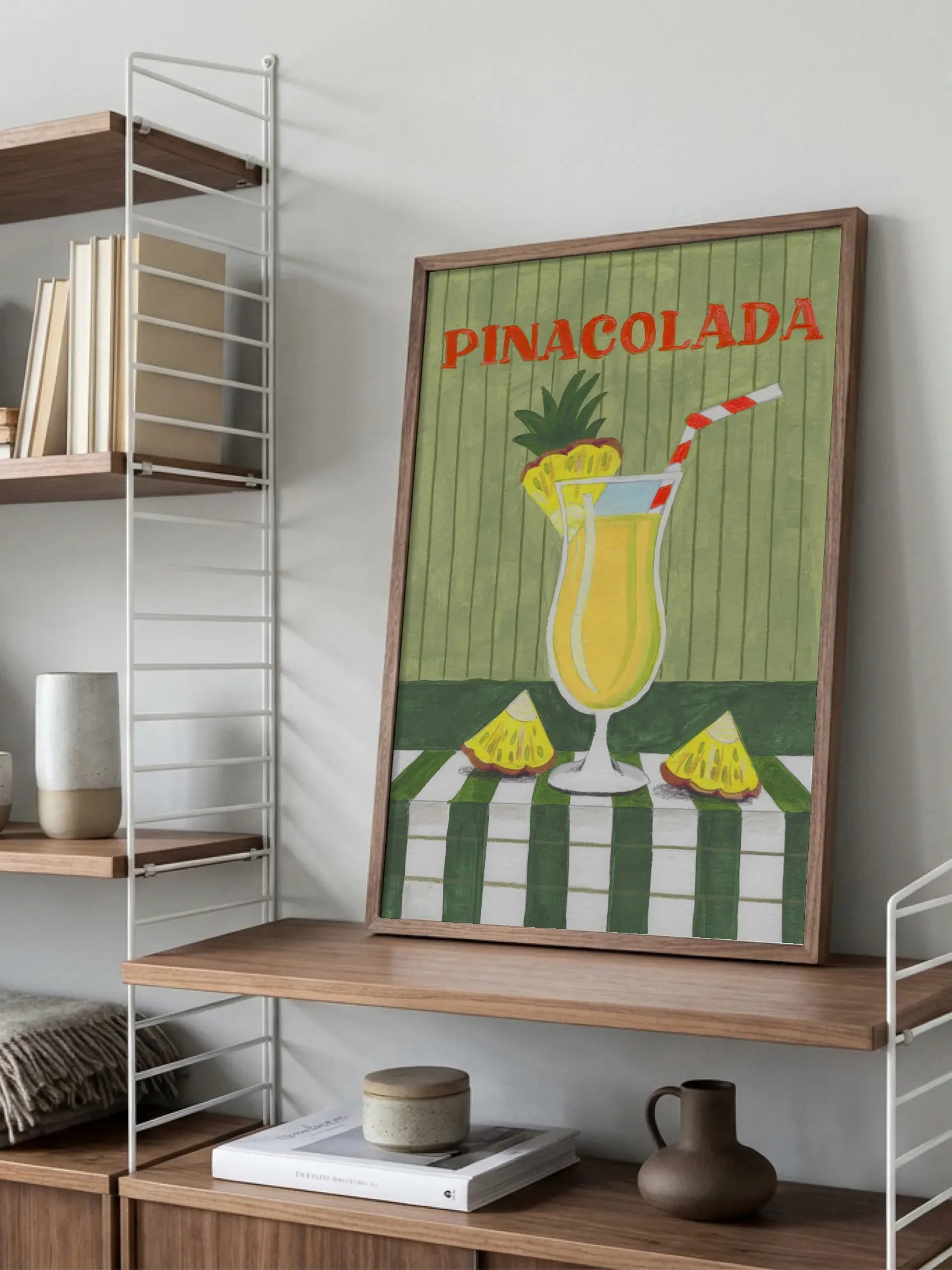 Pina Colada Cocktail Poster