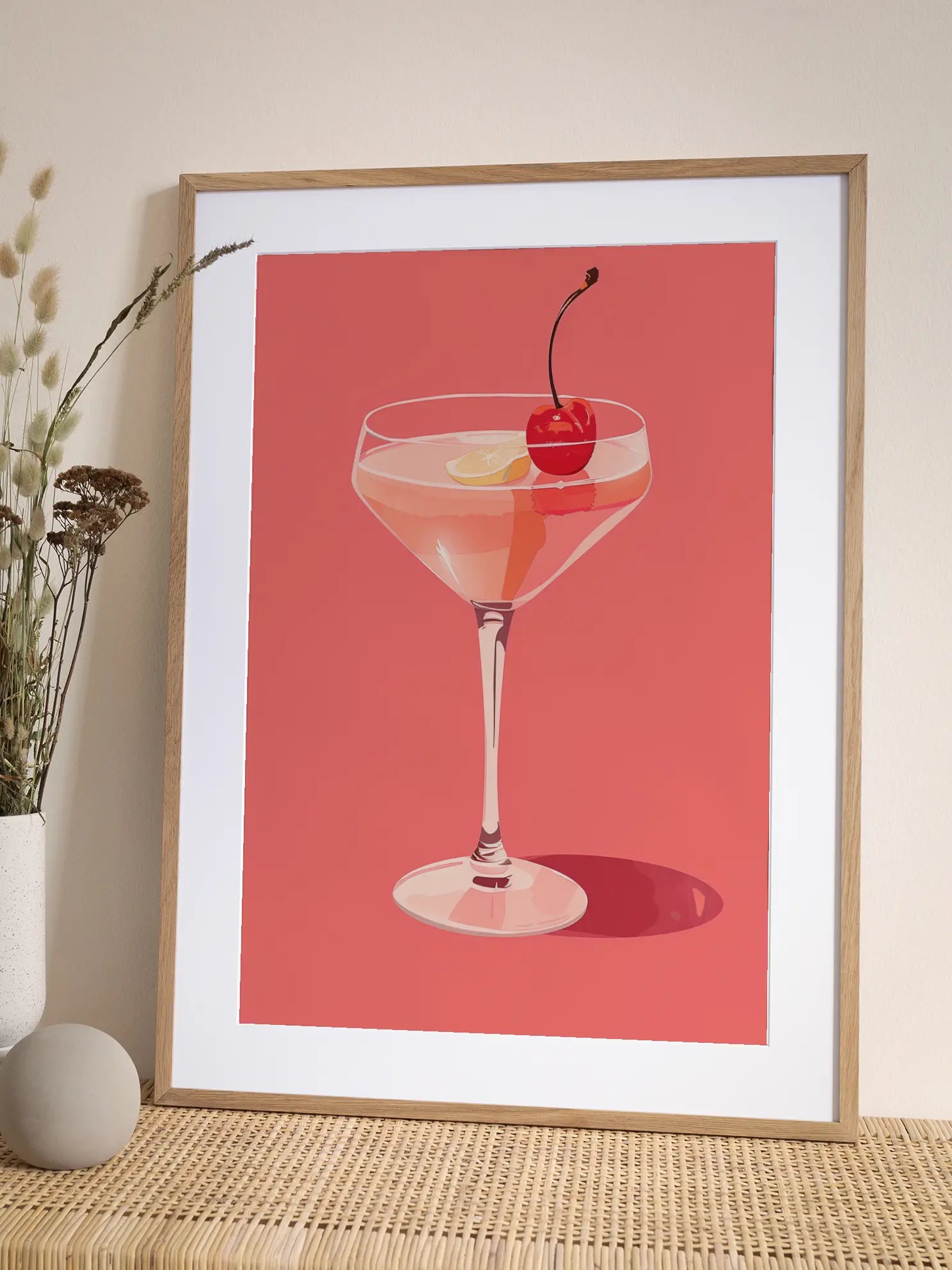 Pink Cocktail Poster
