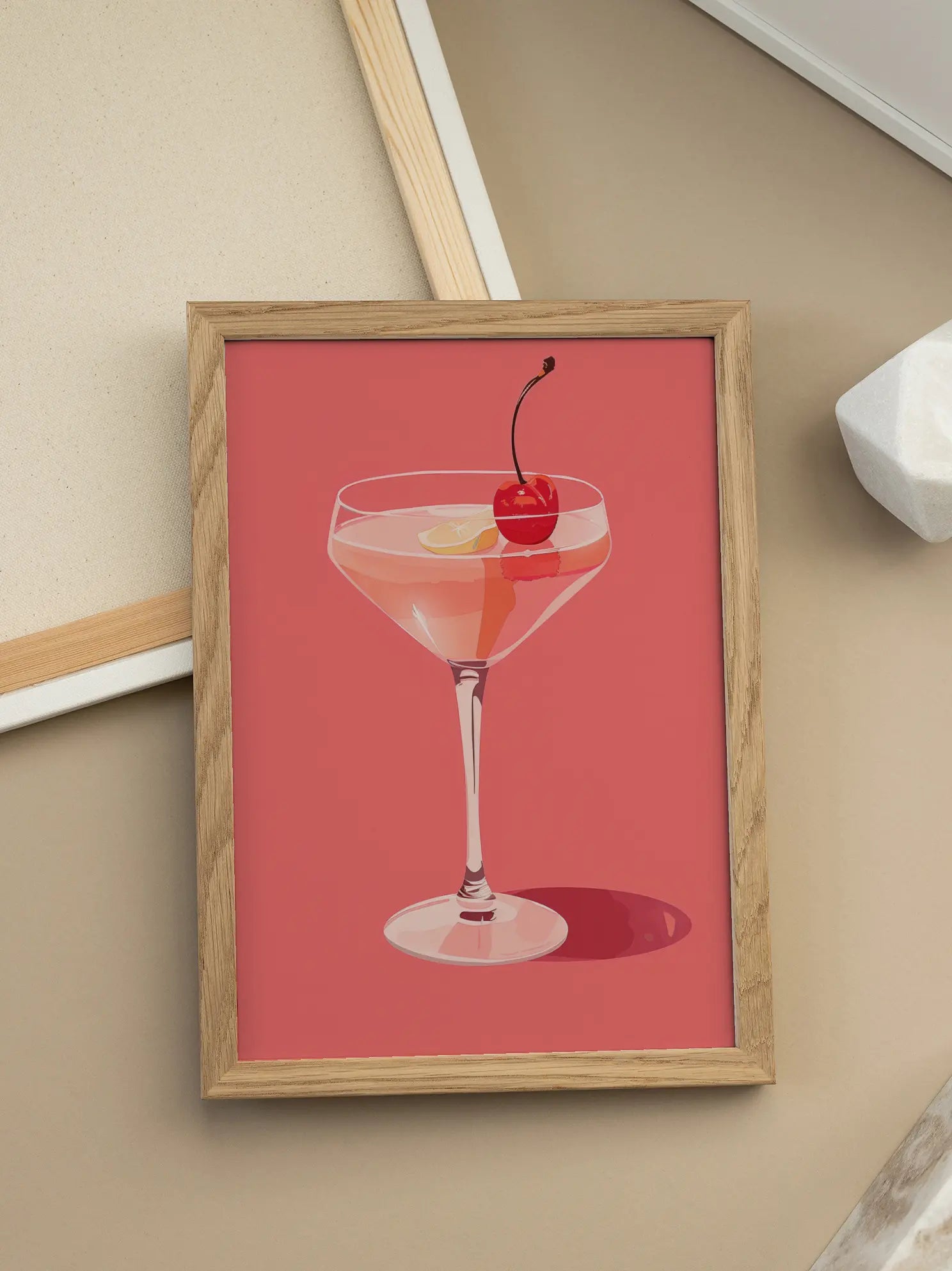 Pink Cocktail Poster