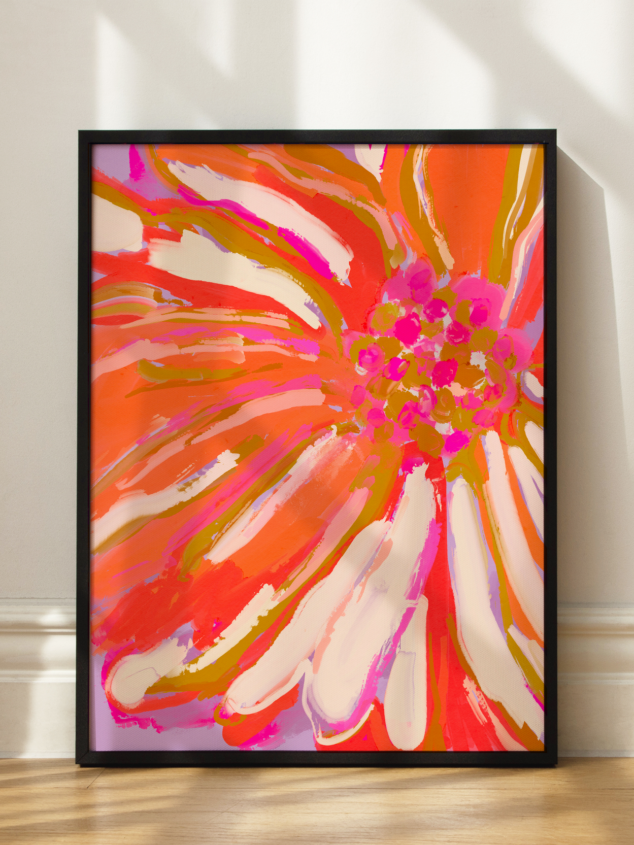 Pink Flower Painting