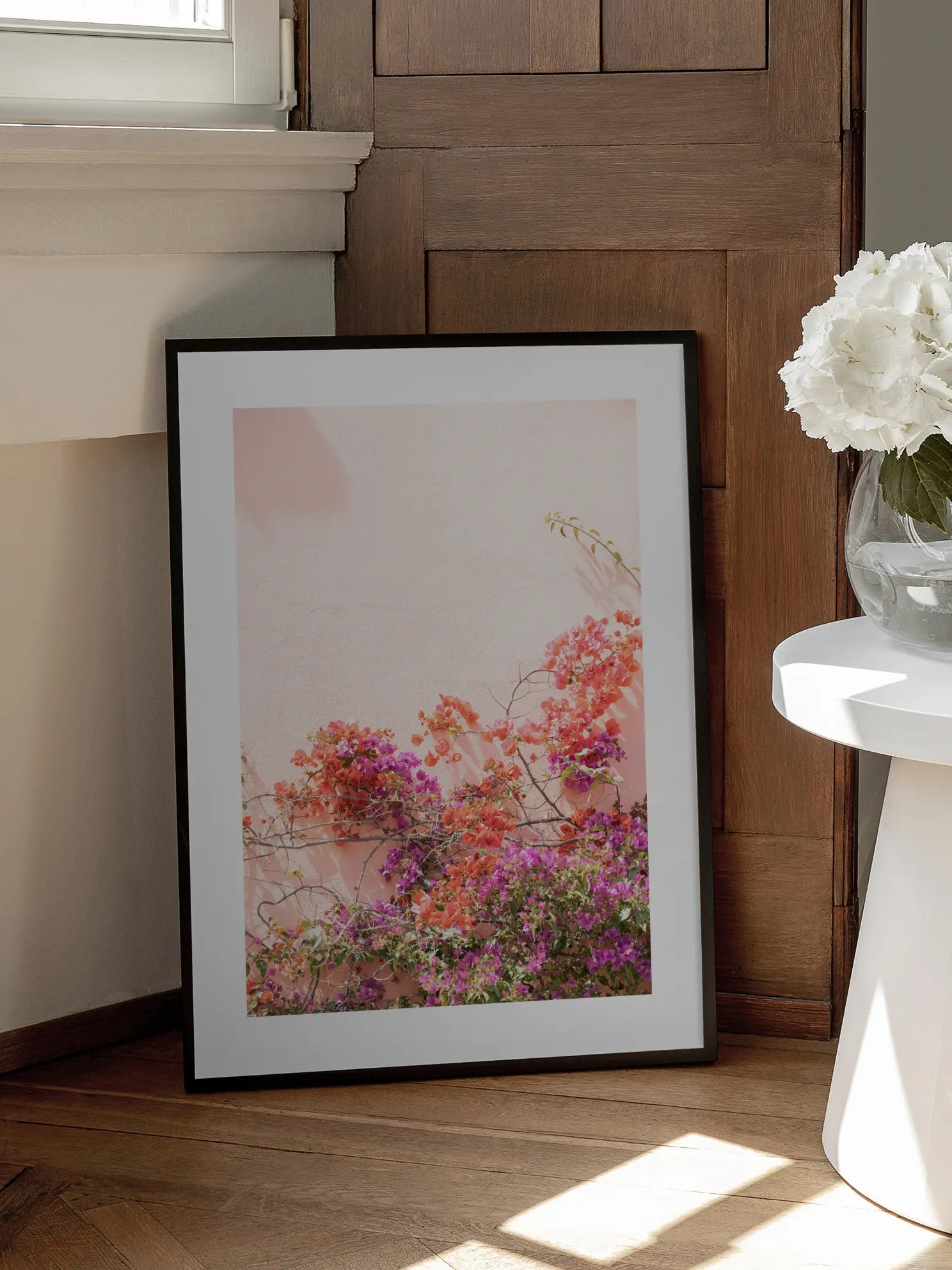Pink Flowers Branch Poster