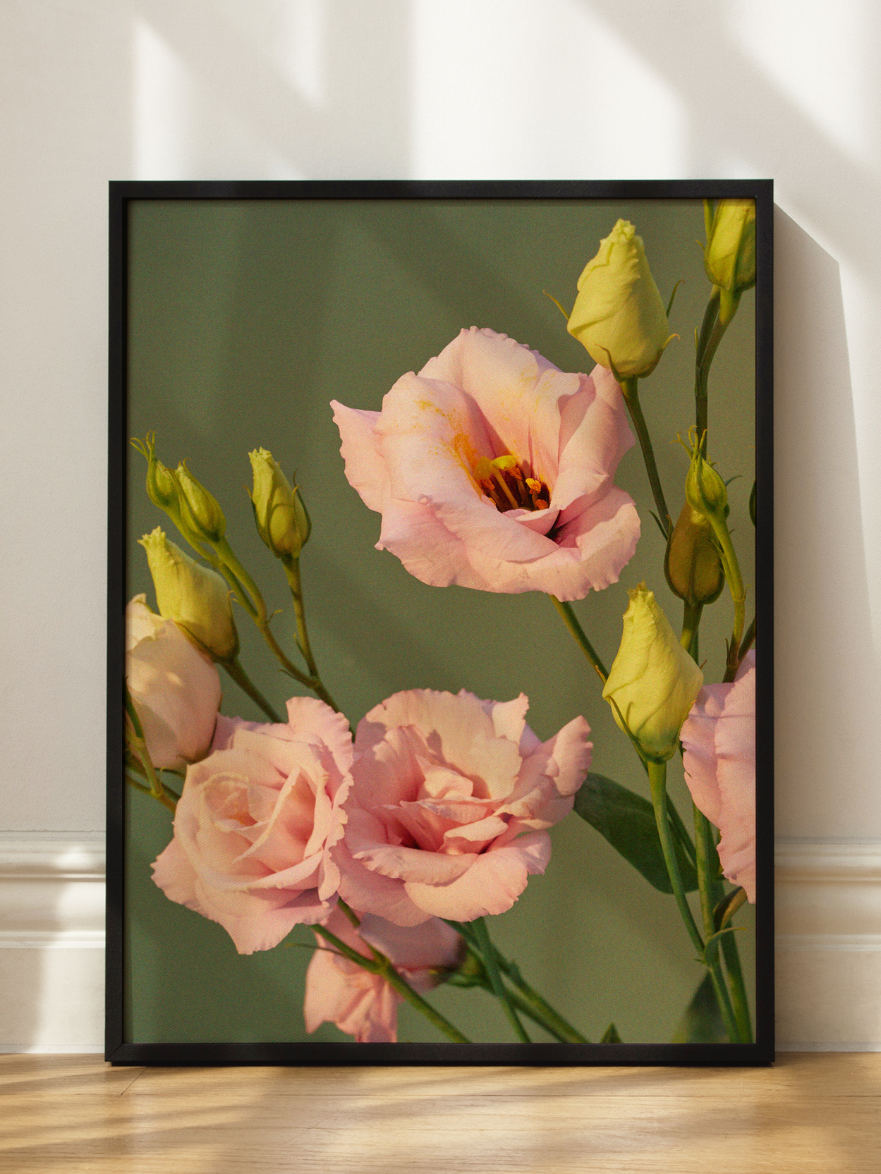 Pink Lisianthus Poster