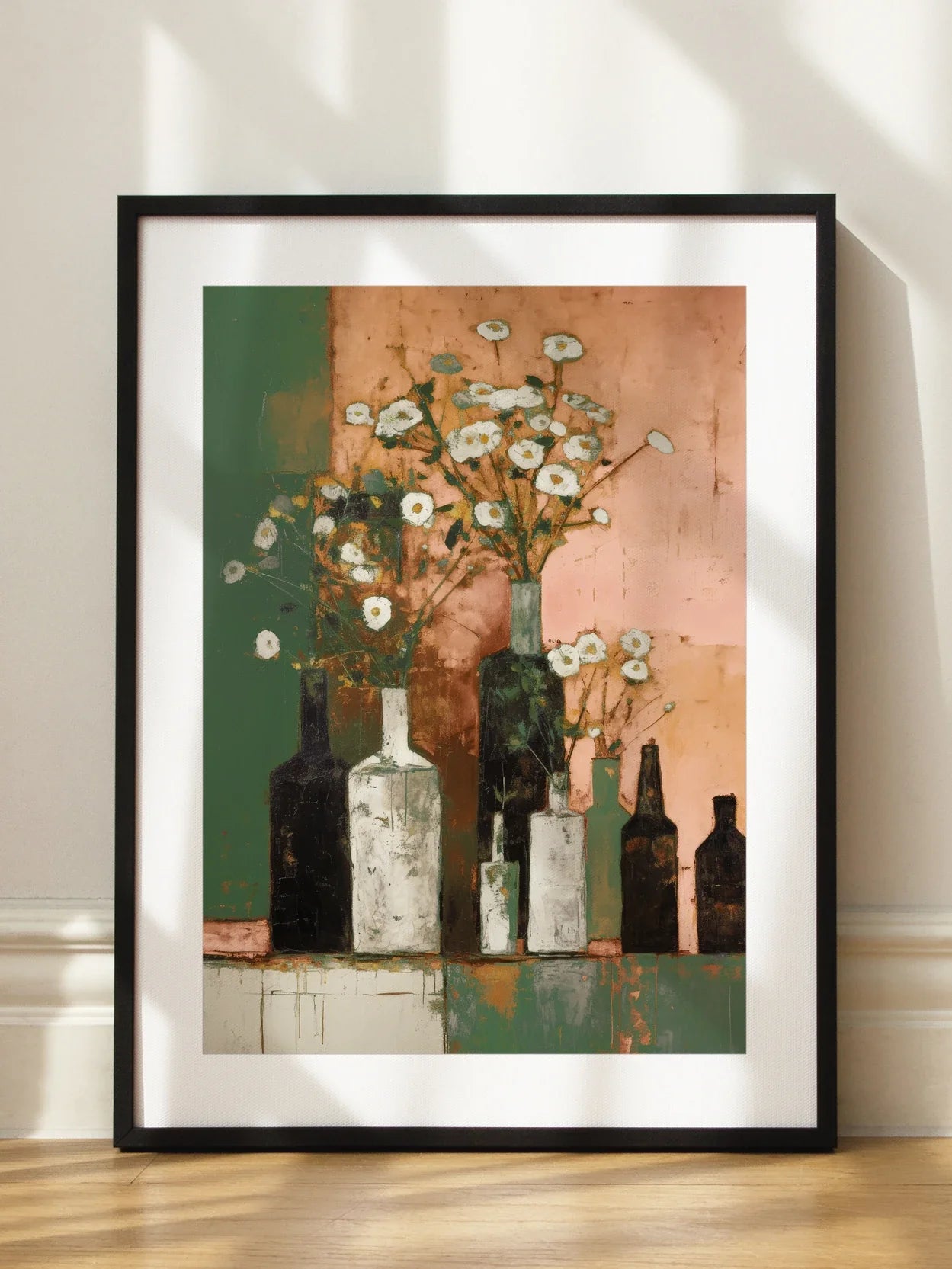 Pink Still Life Poster