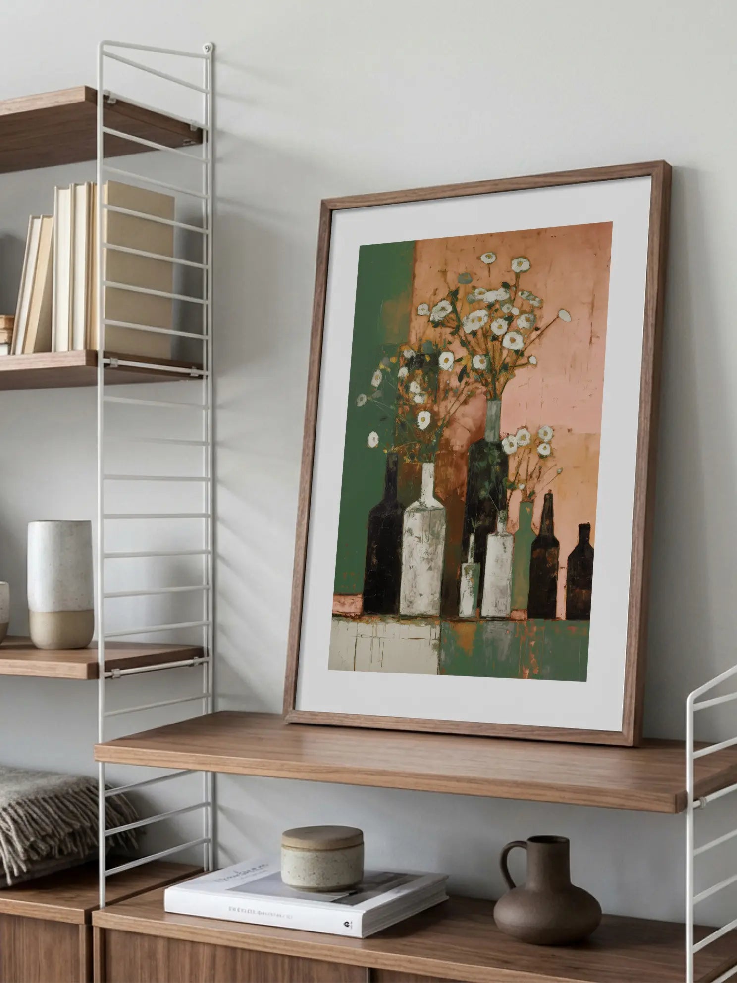Pink Still Life Poster
