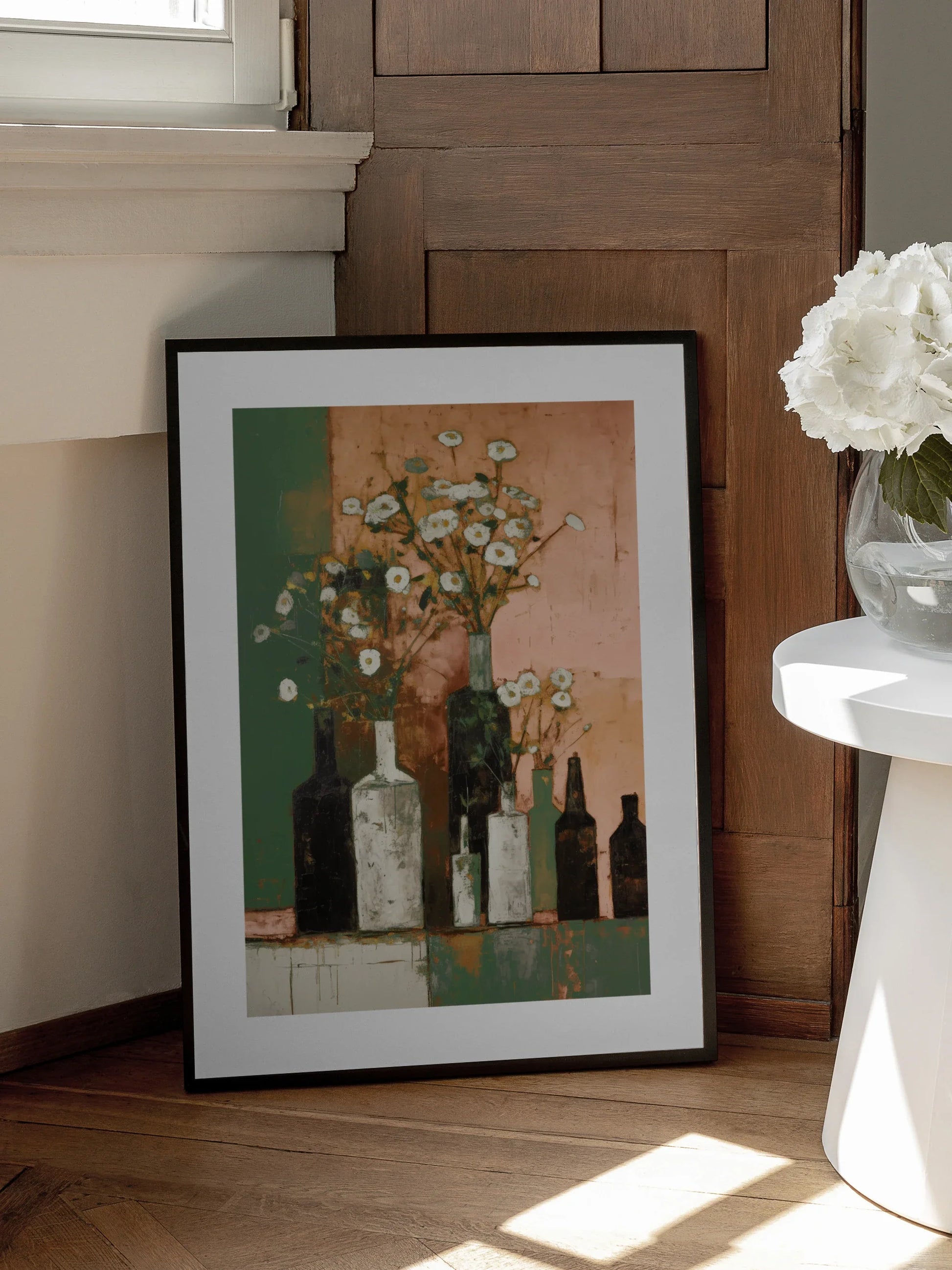 Pink Still Life Poster