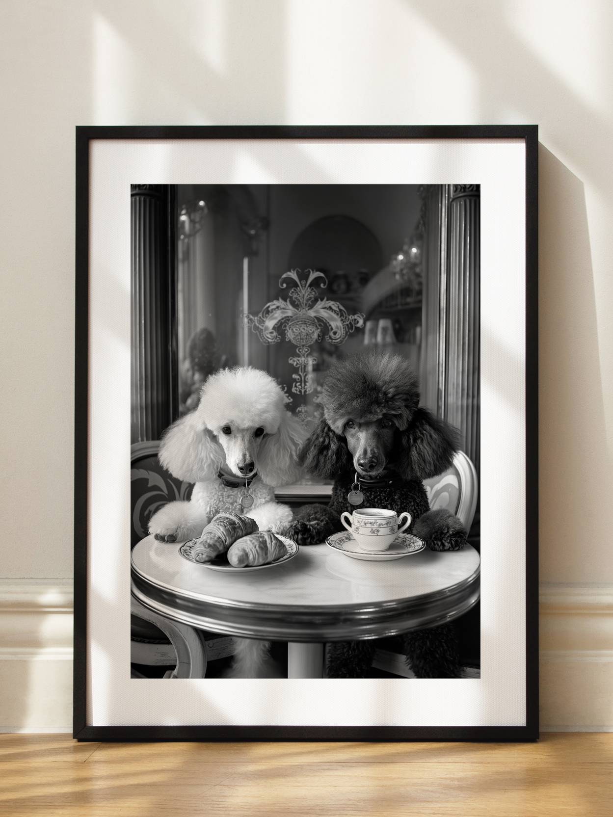 Poodles Having Brunch