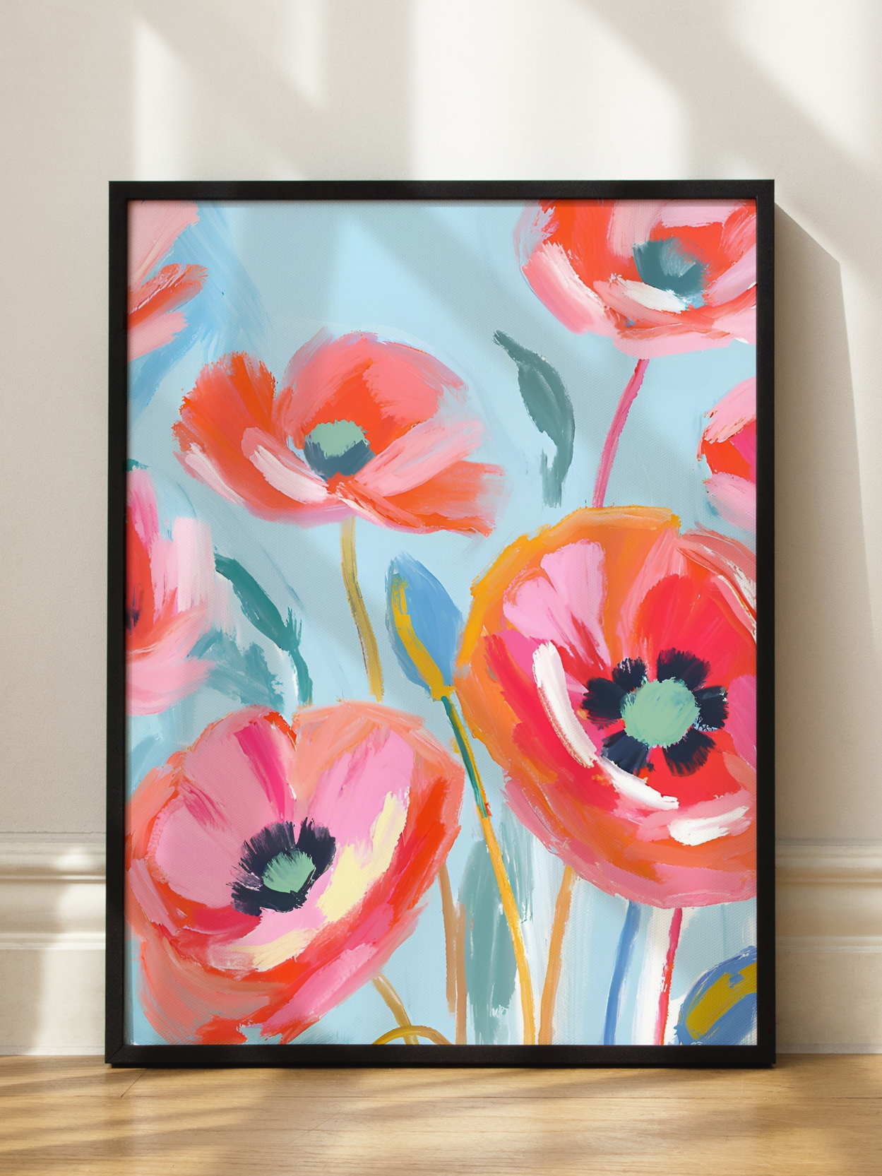 Poppy Painting Poster