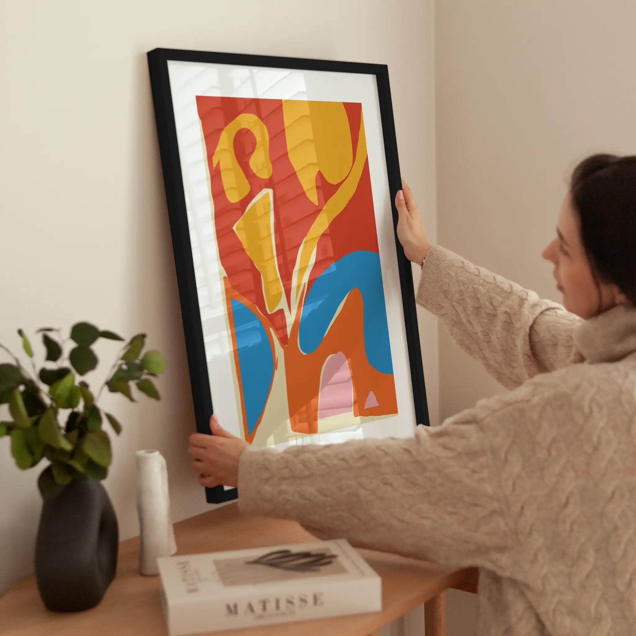 Powerful Shapes wird aufgehängt