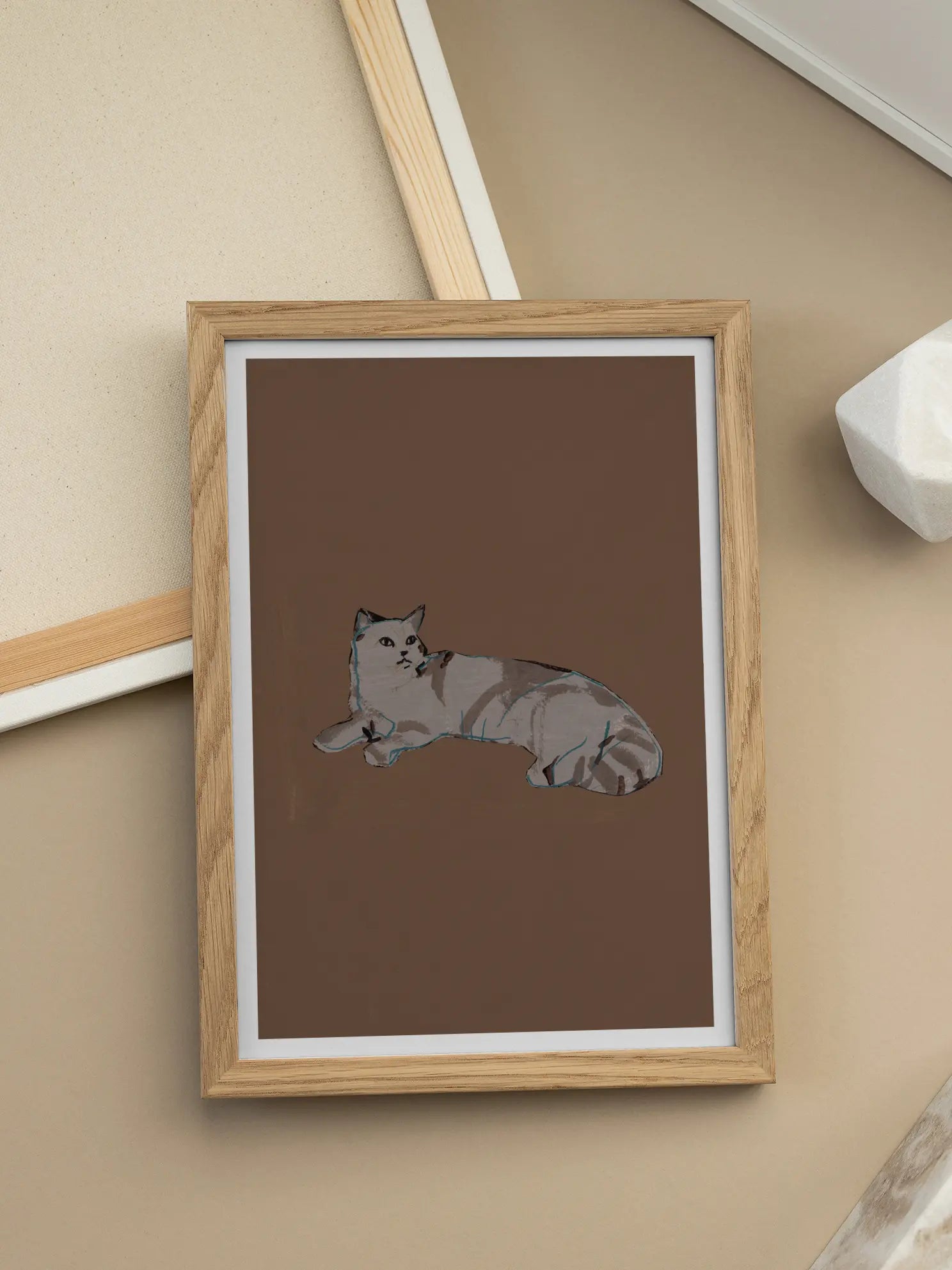 Purrfectly Mocha No1 Poster