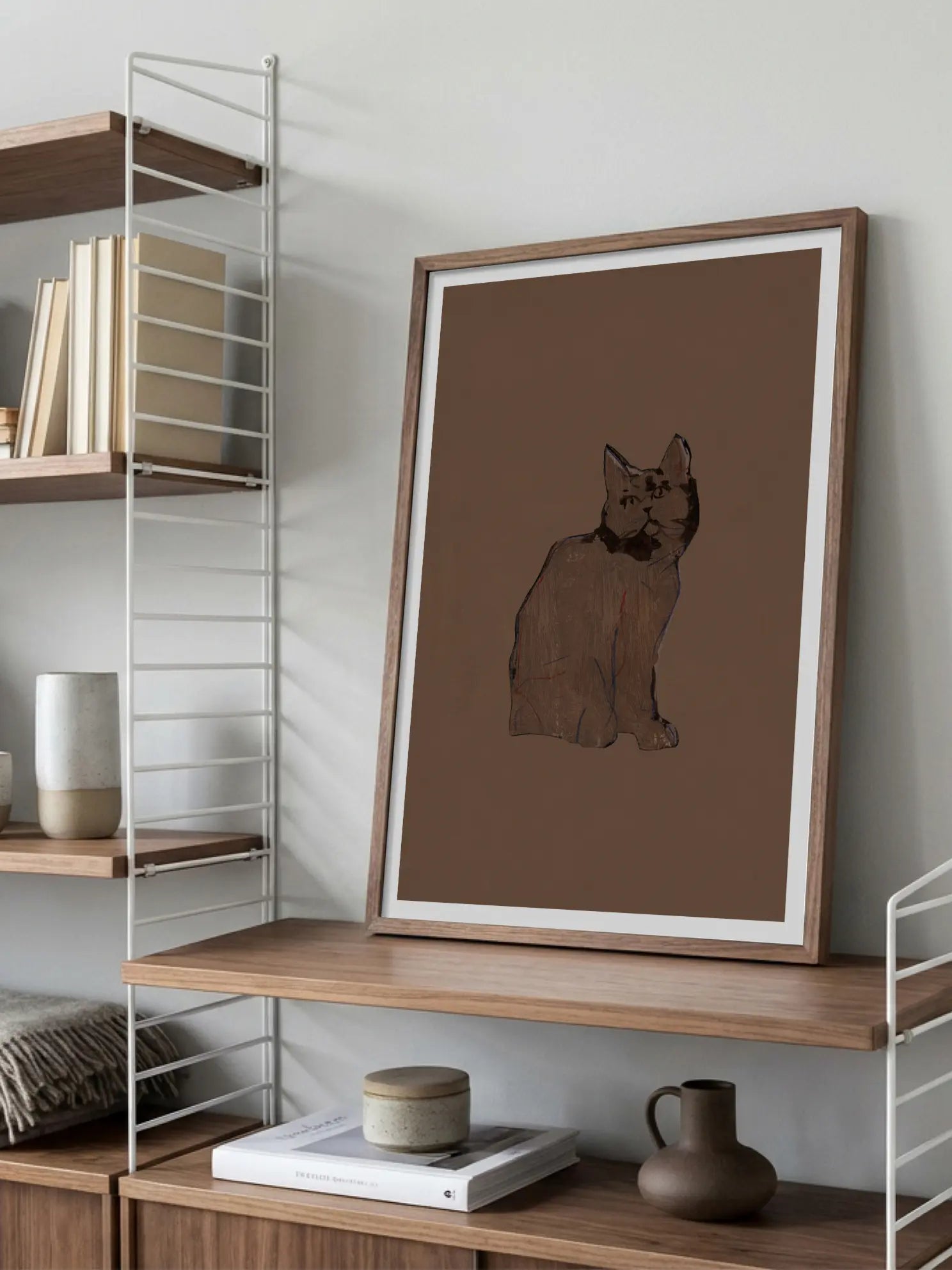 Purrfectly Mocha No2 Poster