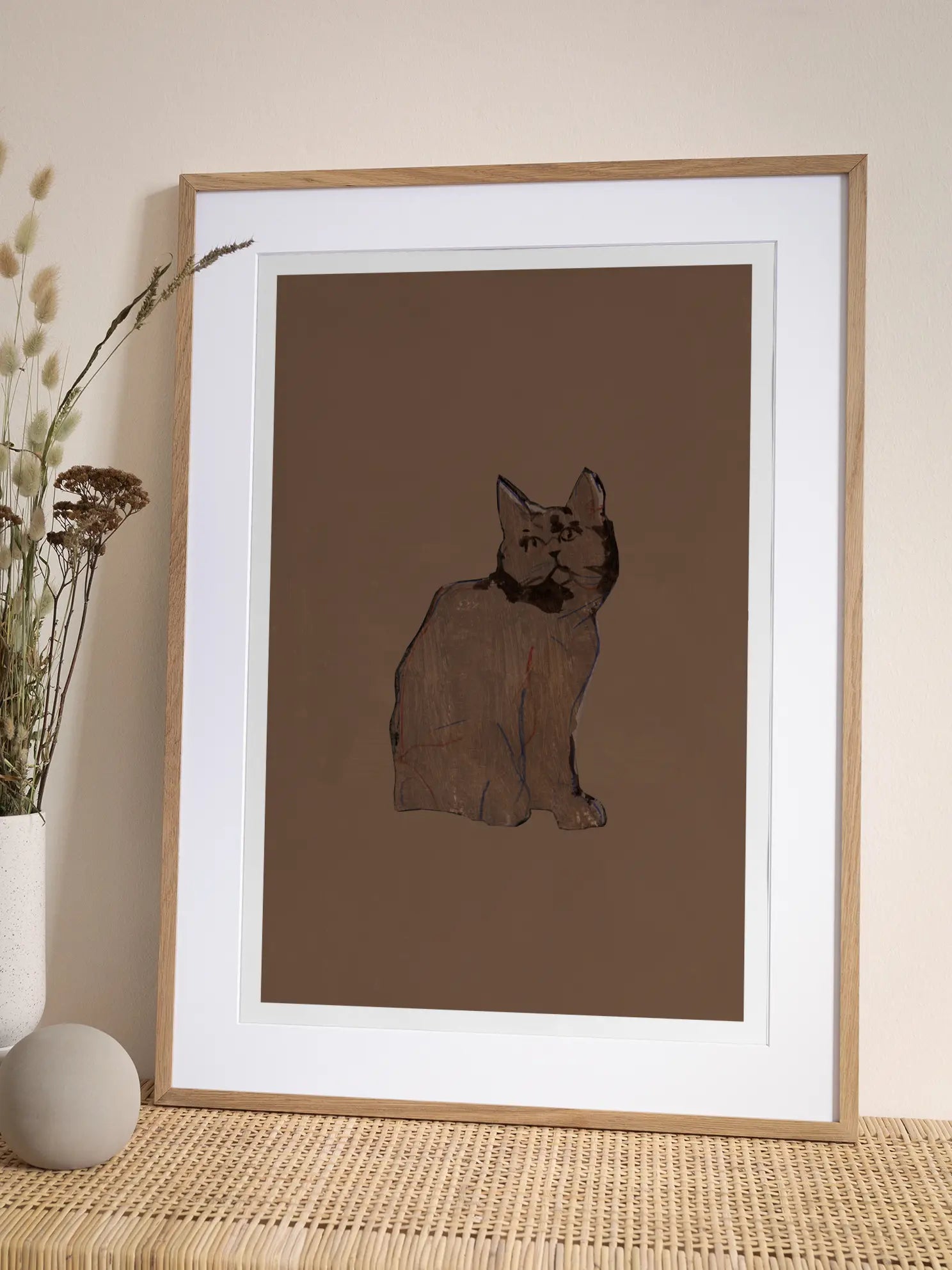 Purrfectly Mocha No2 Poster