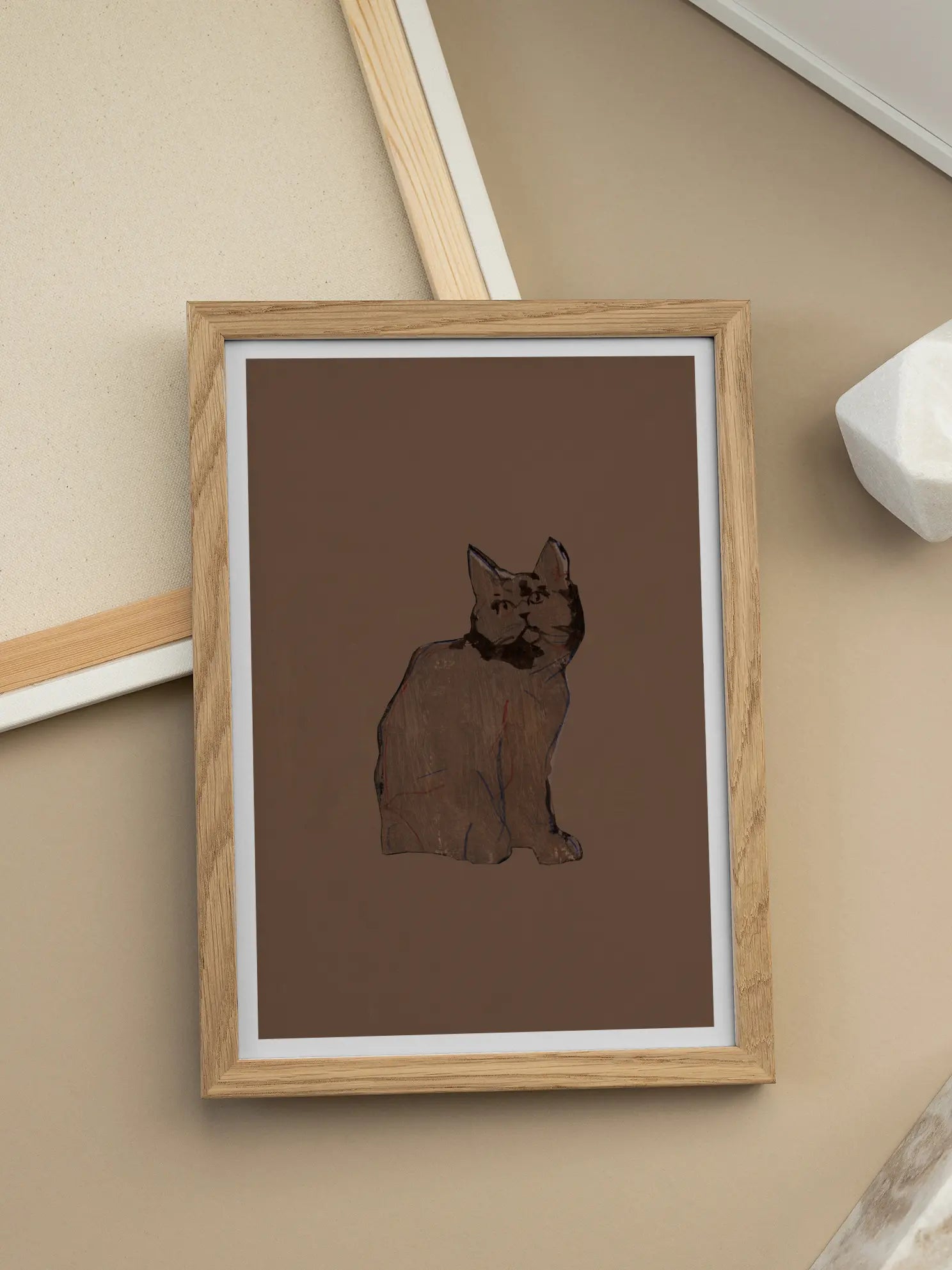 Purrfectly Mocha No2 Poster