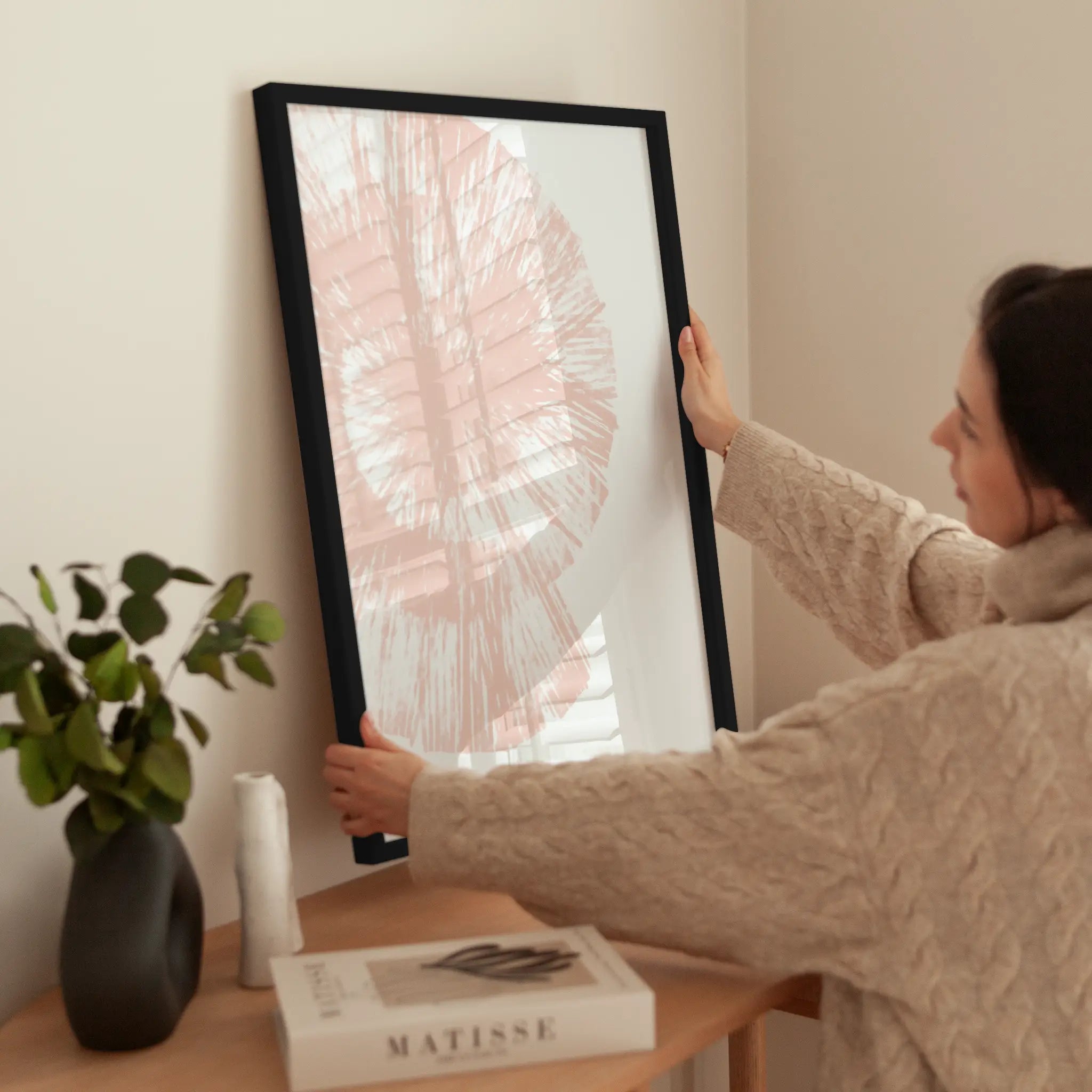 Radial Burst No2 wird aufgehängt