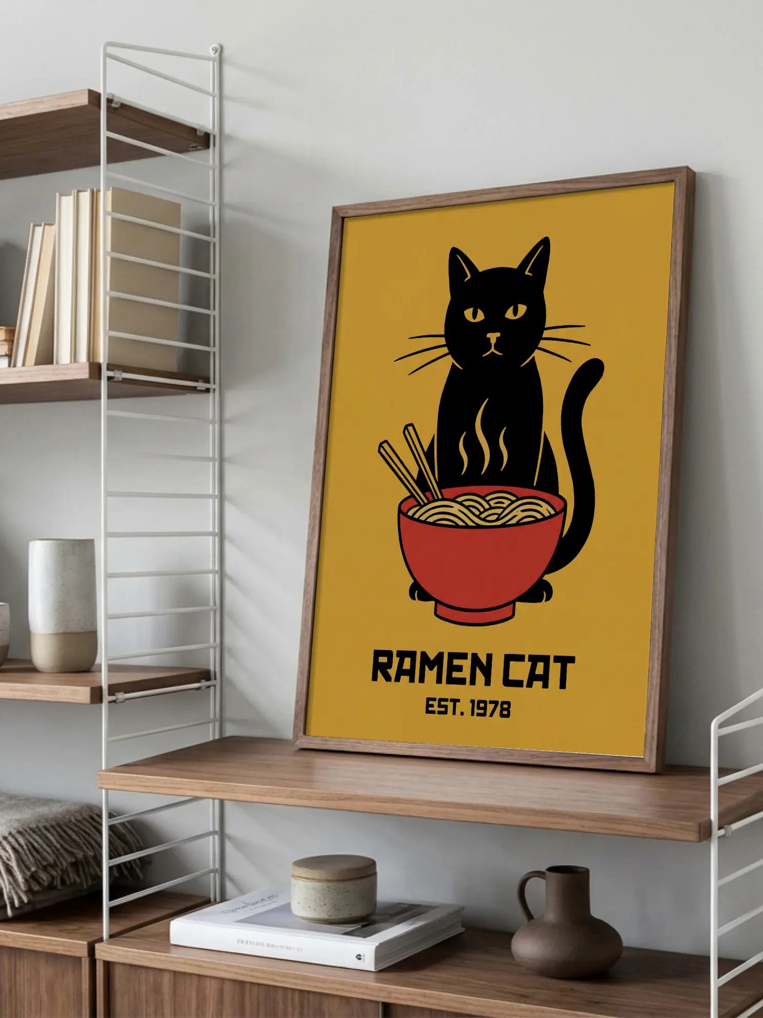 Ramen Cat Poster