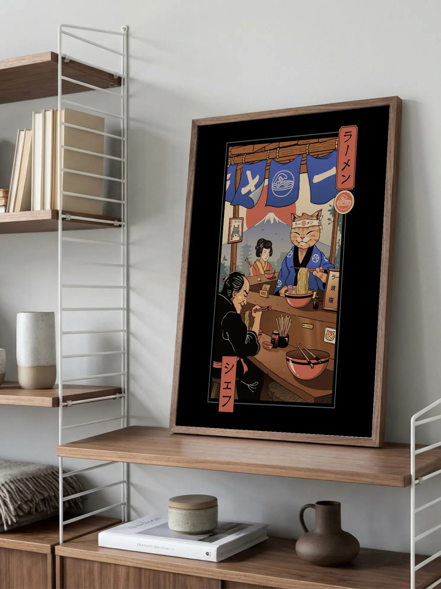 Ramen Cat No2 Poster