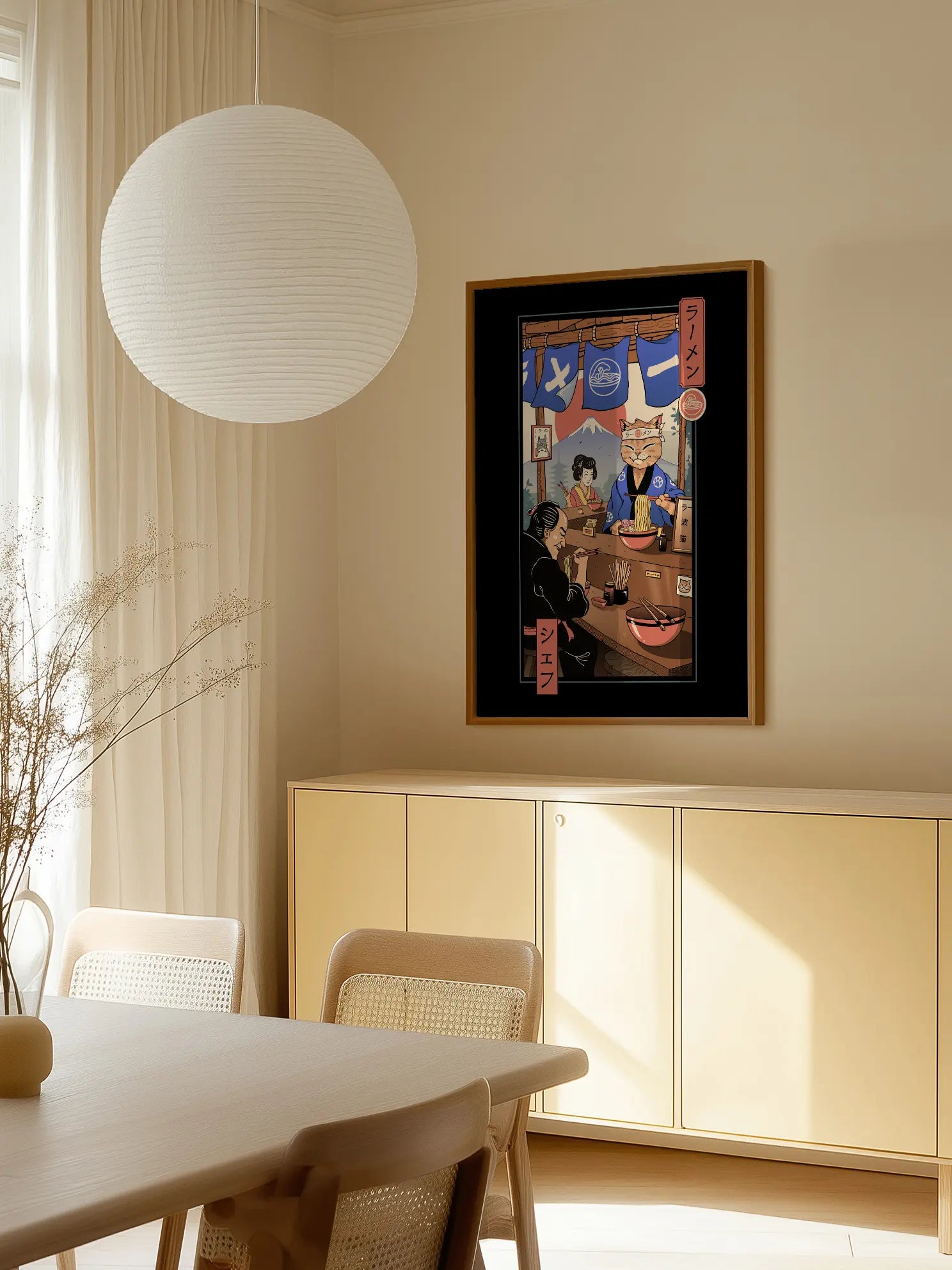 Ramen Cat No2 Poster