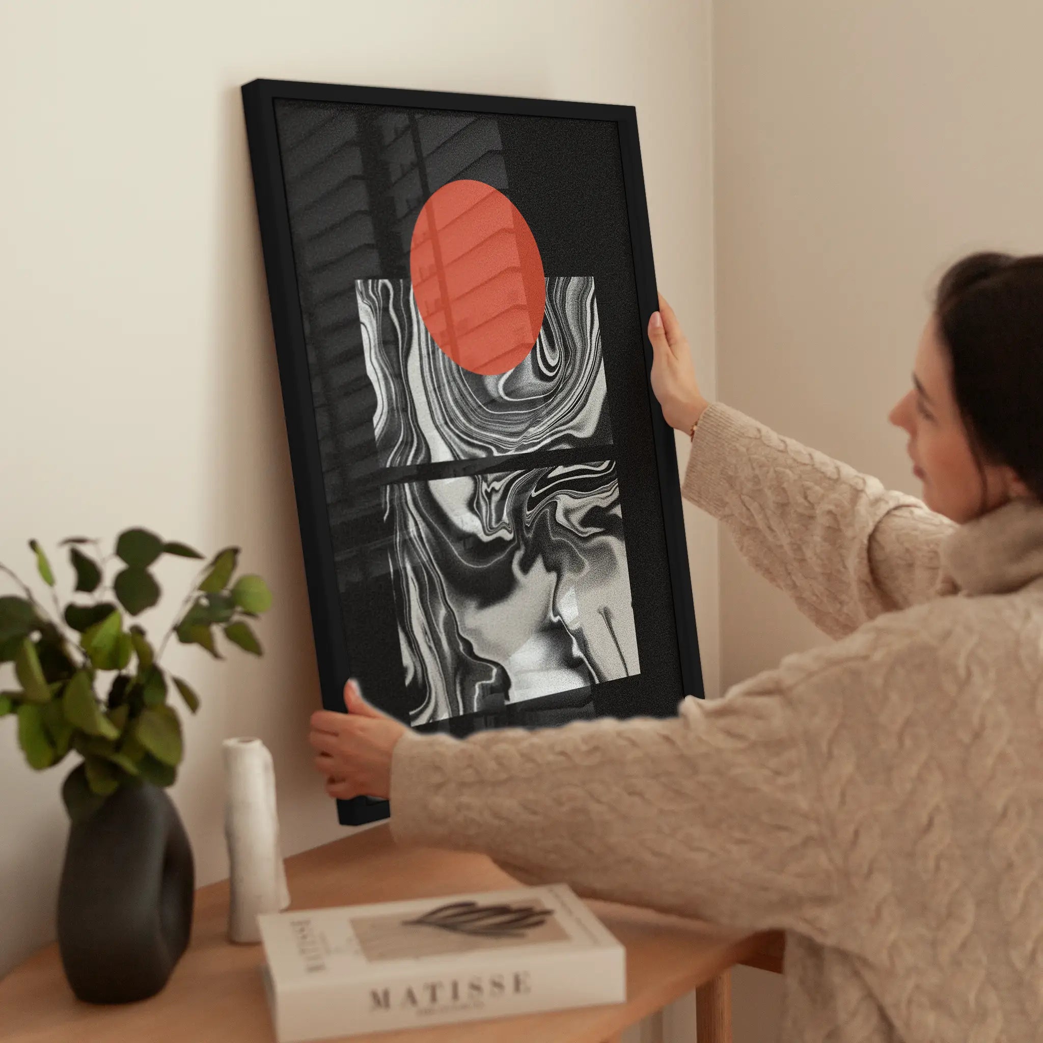 Red Circle wird aufgehängt