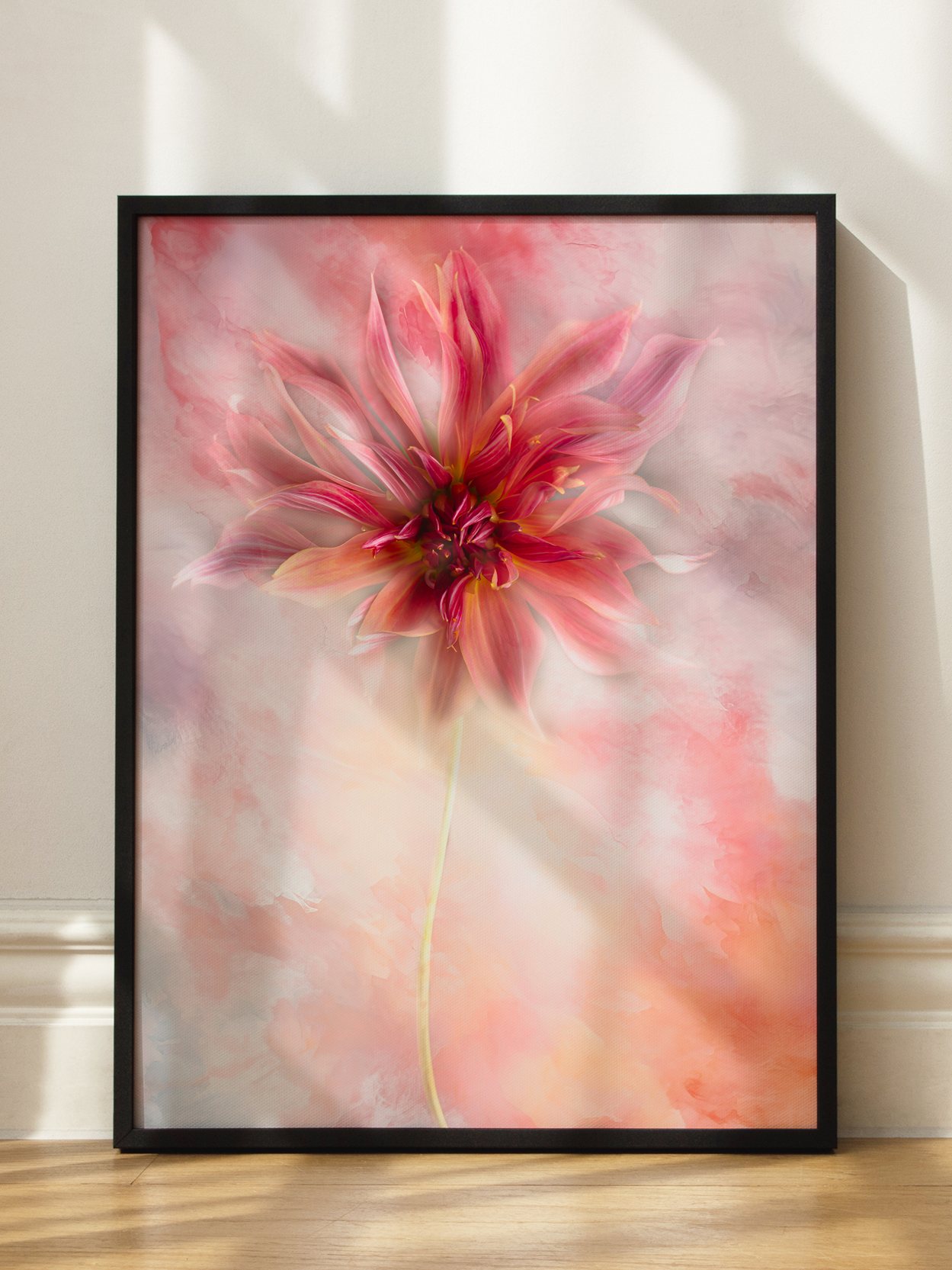 Red Dahlia Poster