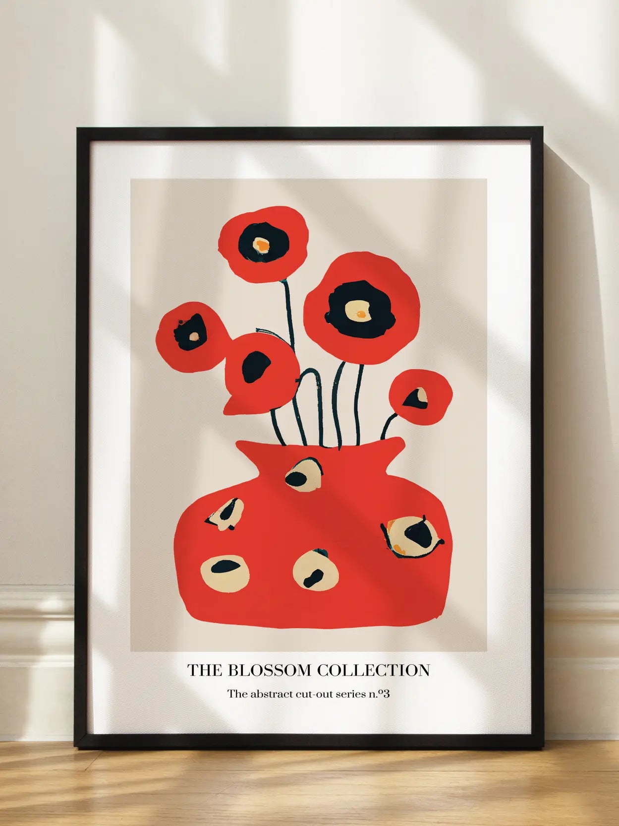 Red Flower Vase