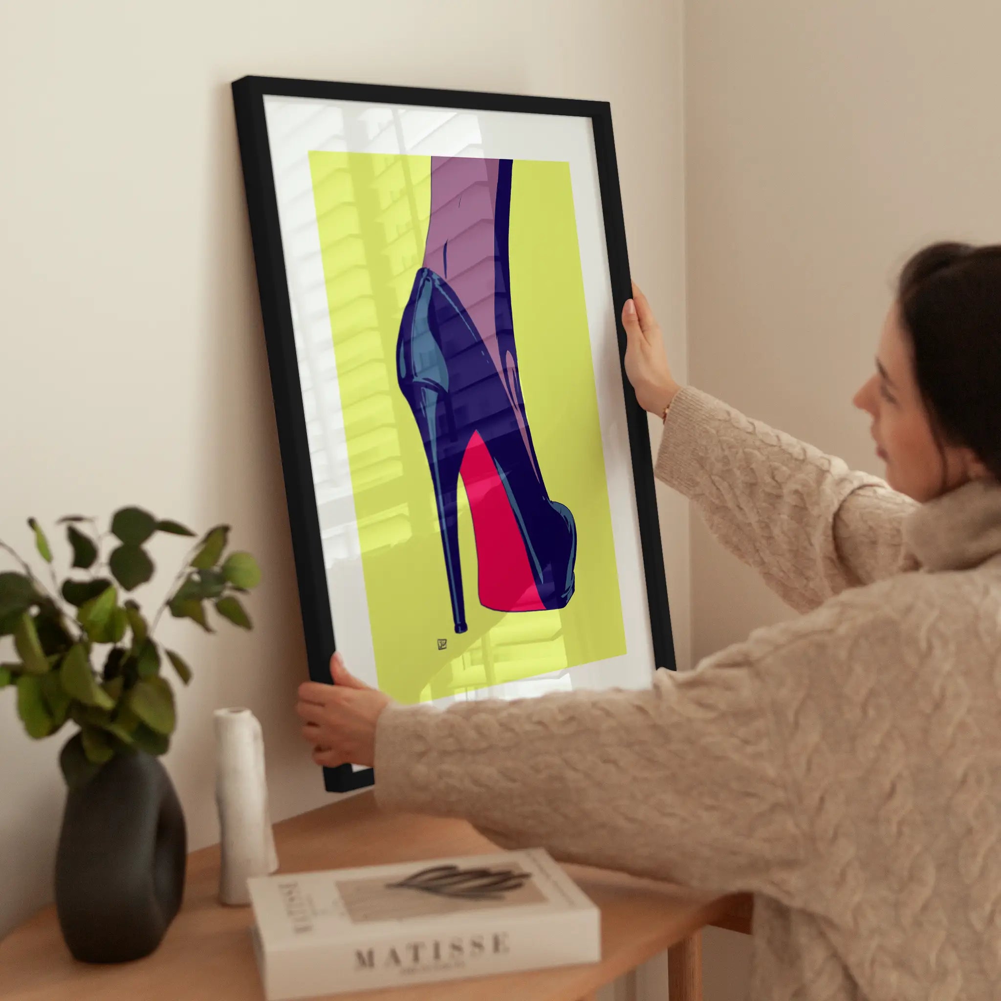 Red Sole wird aufgehängt