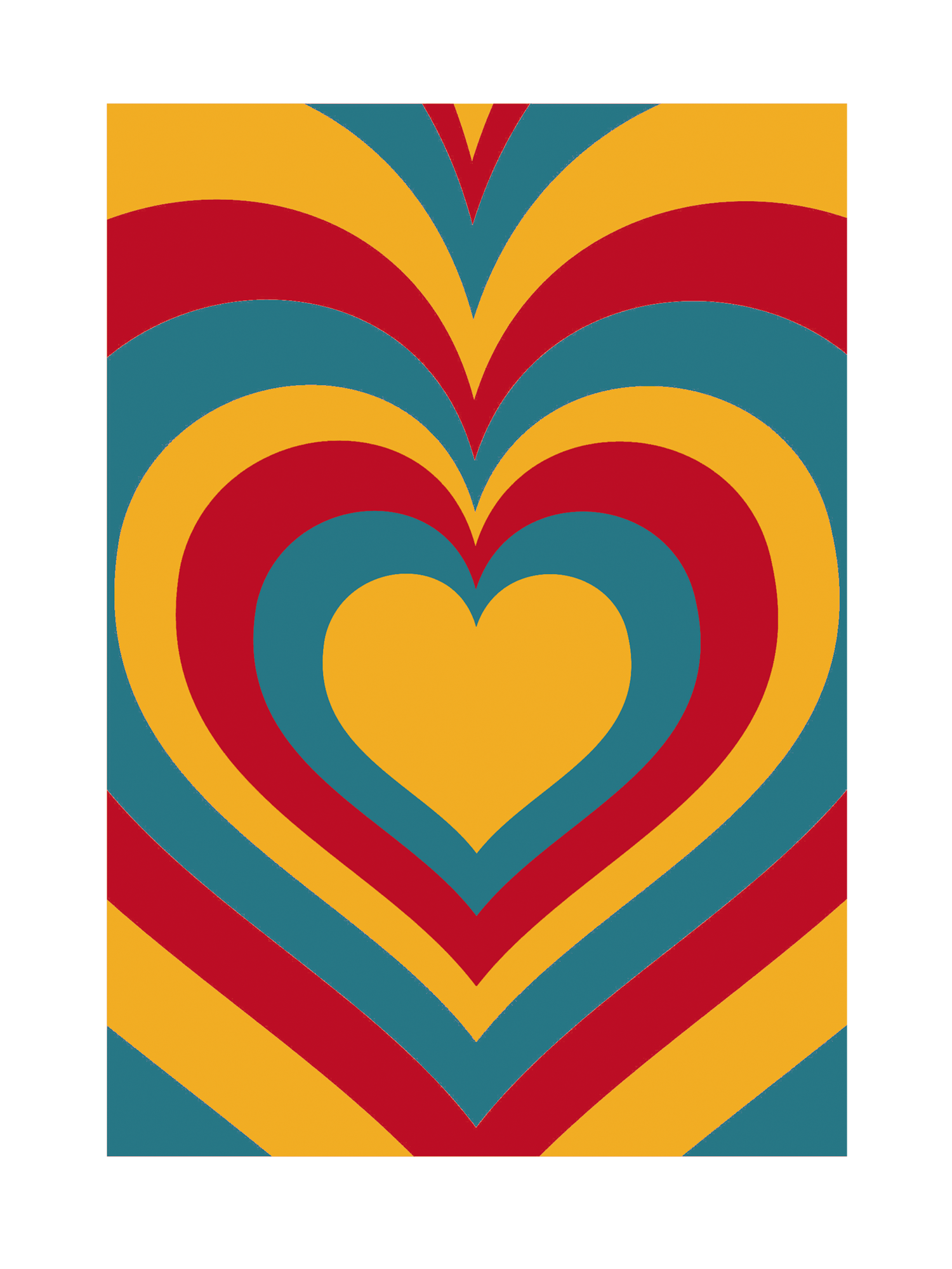 Hypnotic Retro Heart