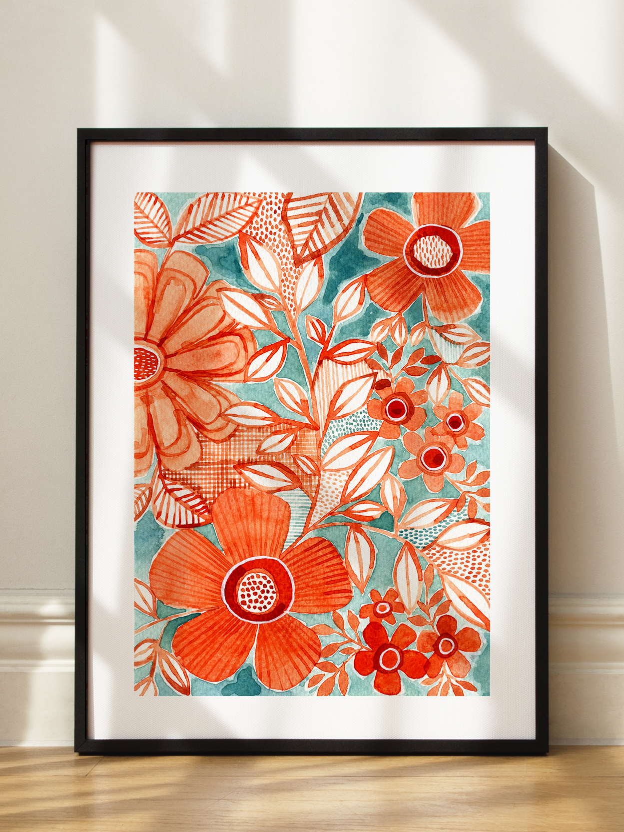 Retro Floral Pattern