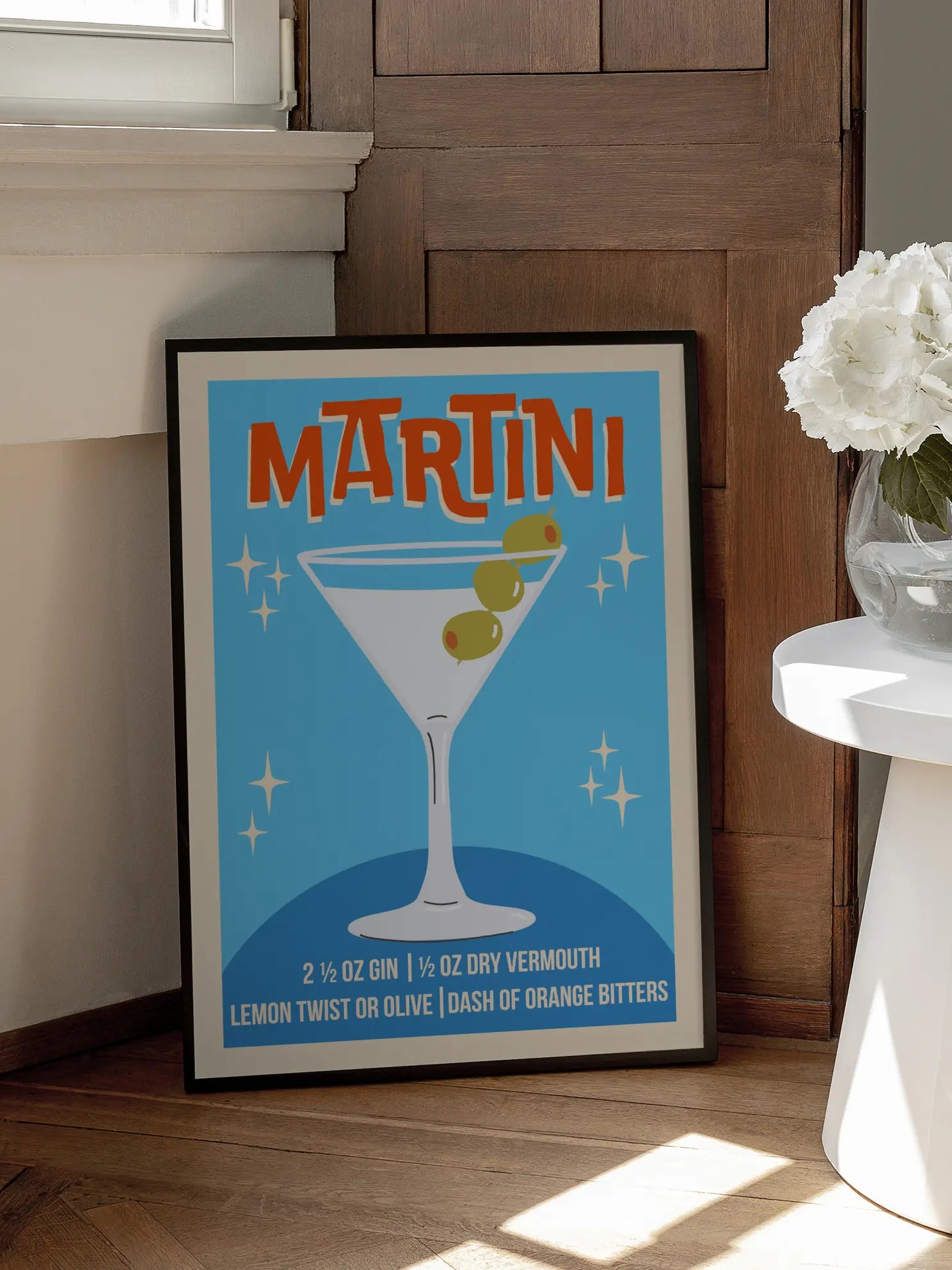 Retro Martini Poster