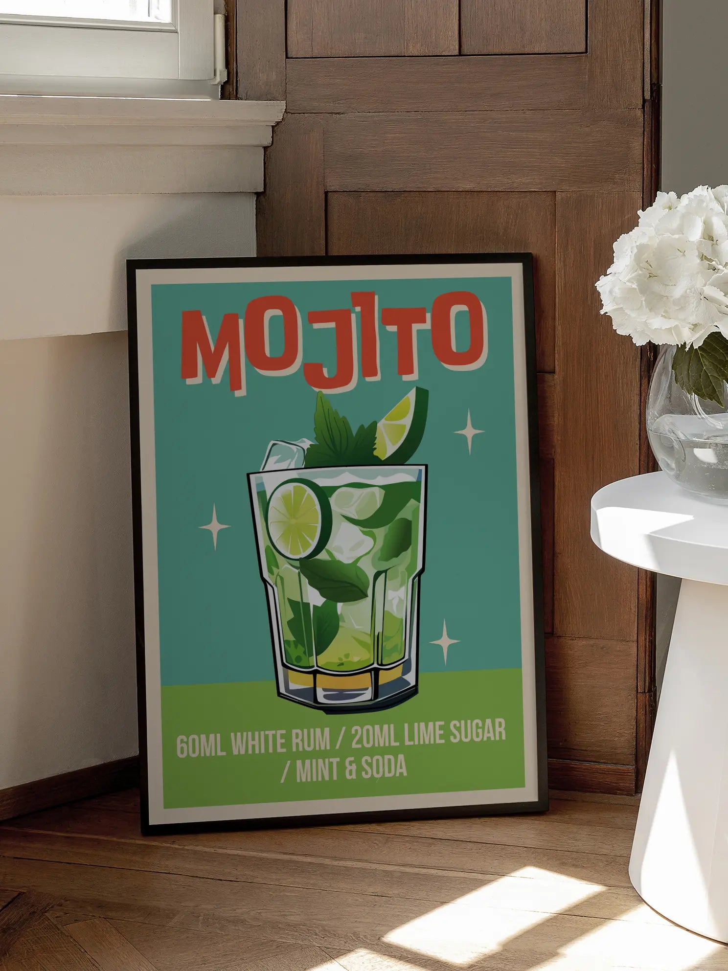 Retro Mojito Poster