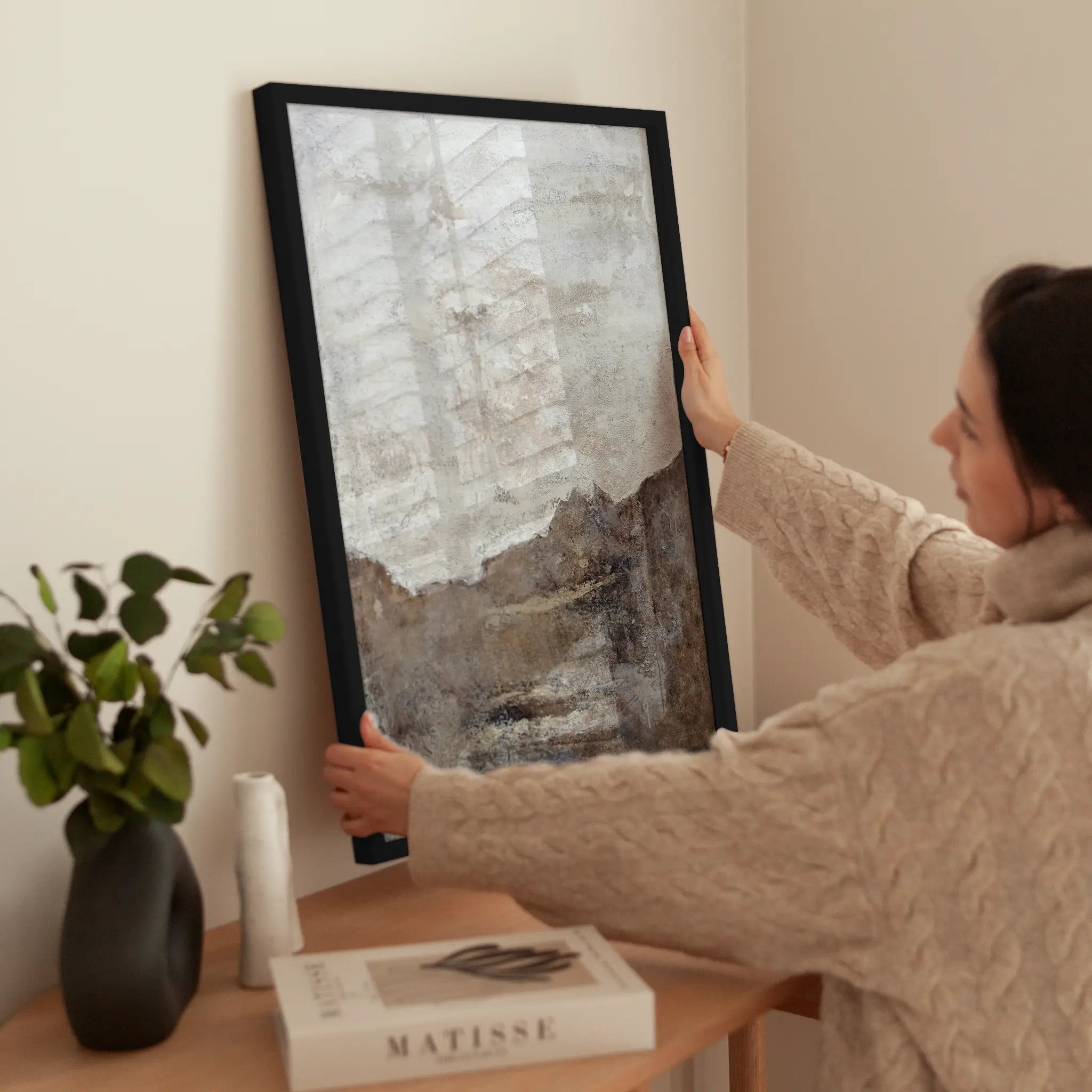 Sand Pause wird aufgehängt