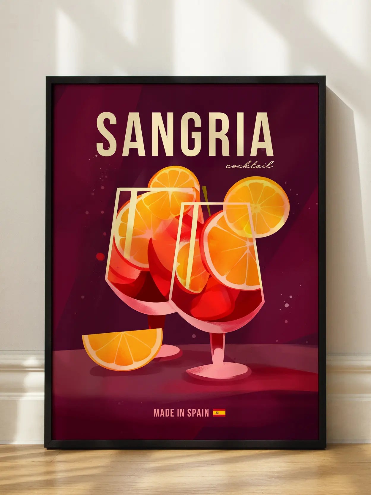 Sangria Cocktail Poster