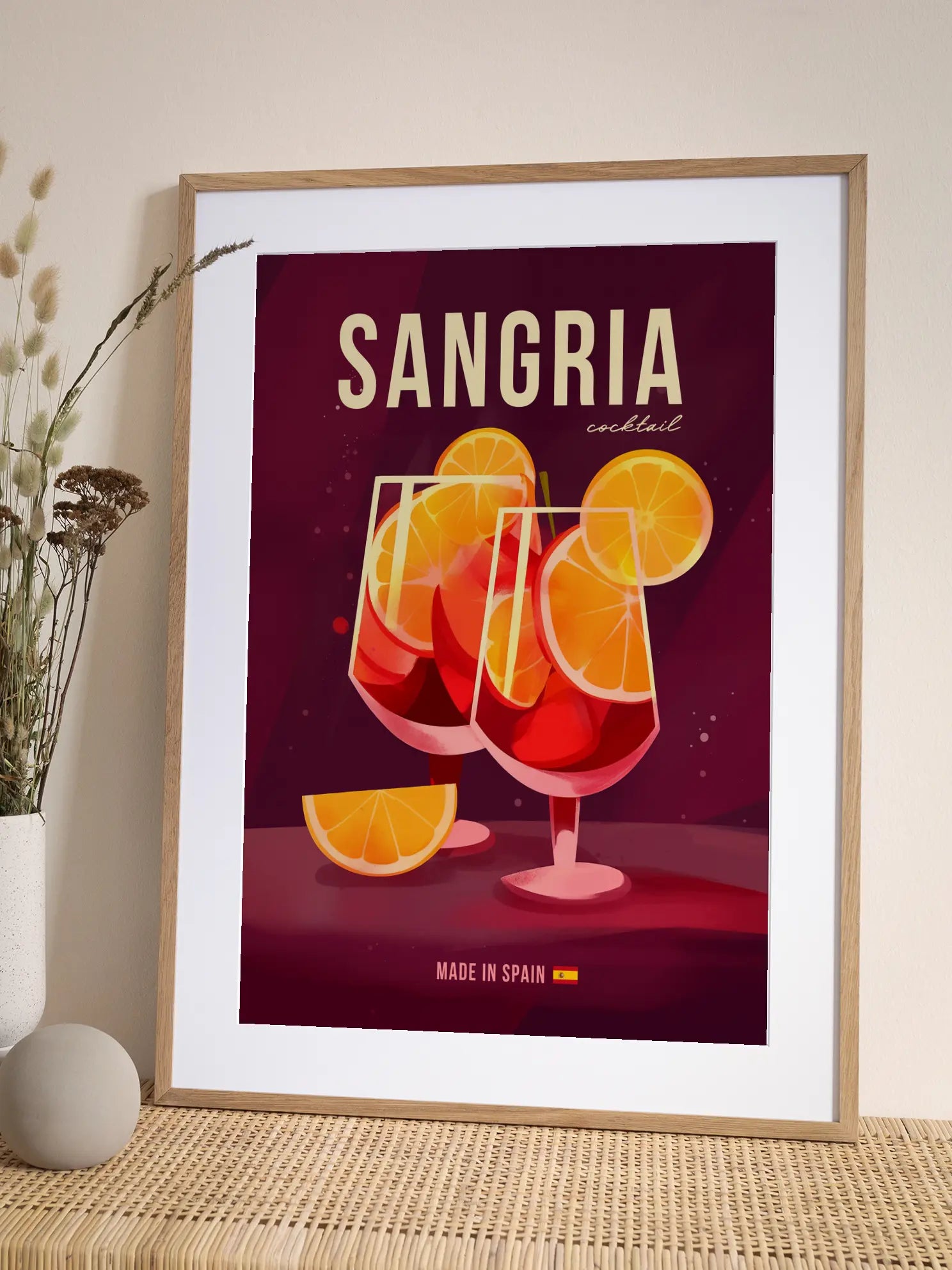 Sangria Cocktail Poster