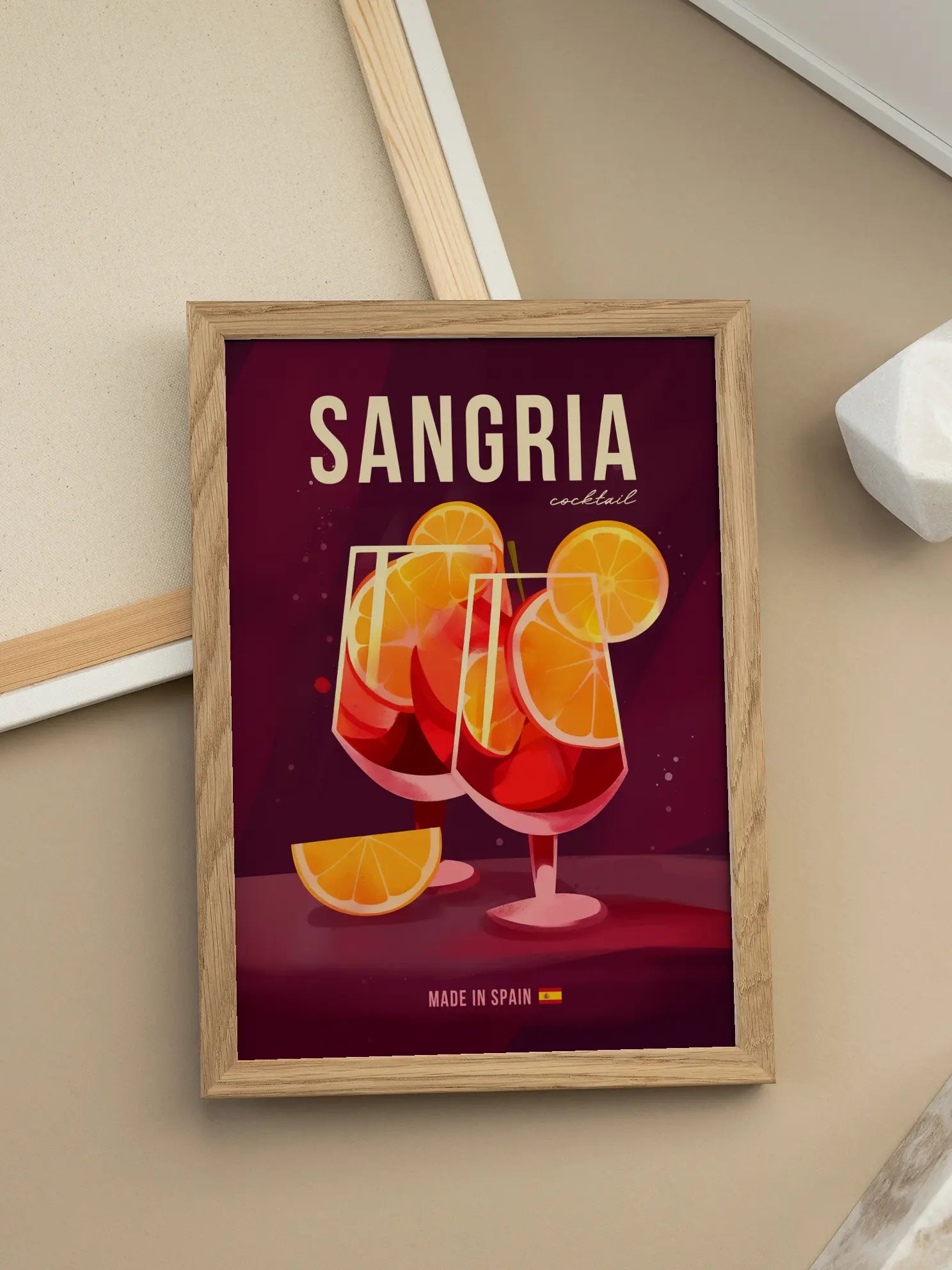 Sangria Cocktail Poster