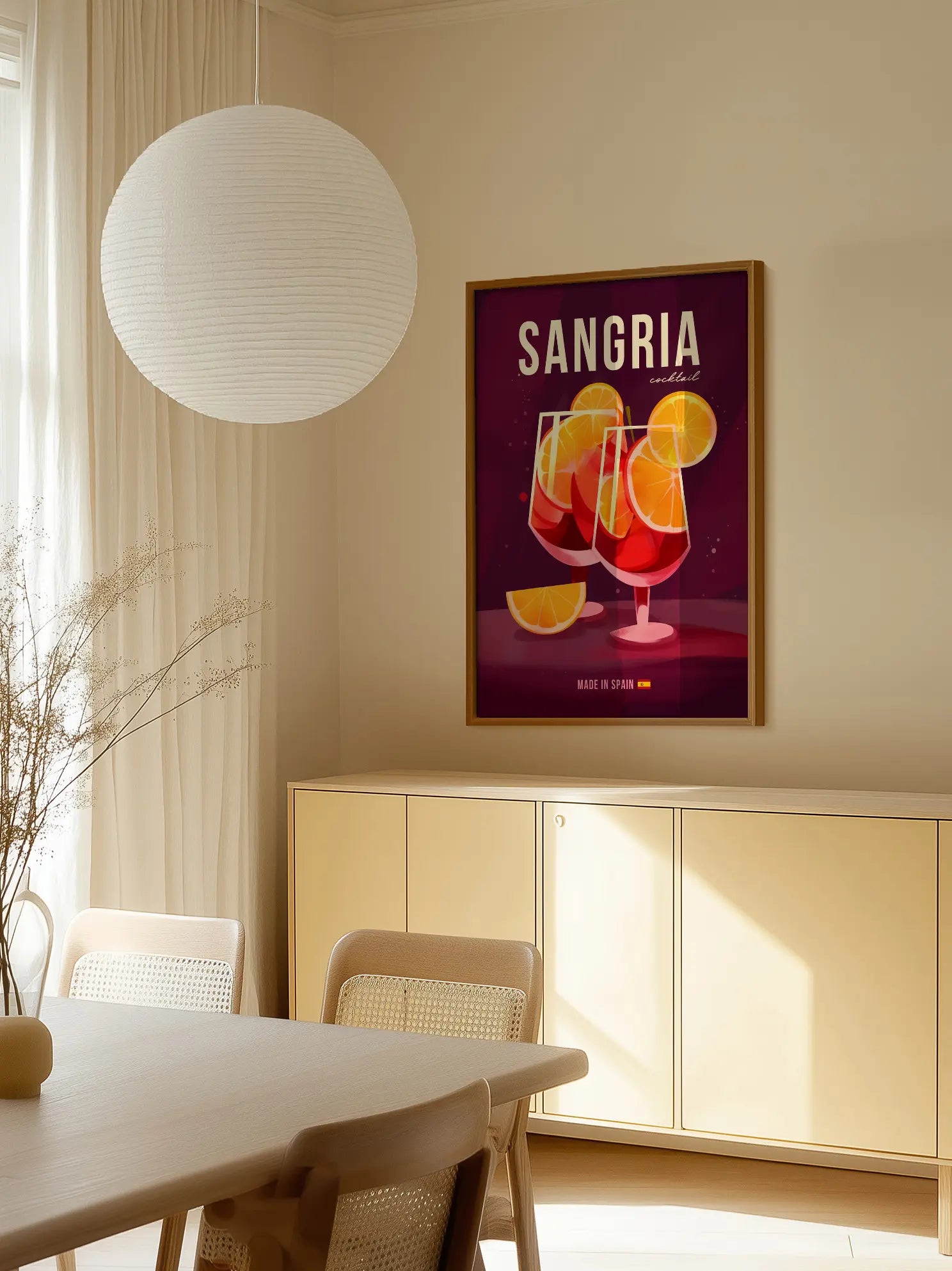 Sangria Cocktail Poster