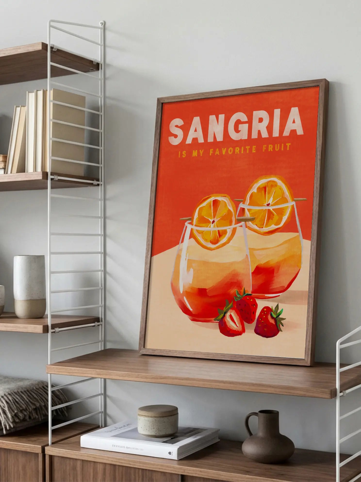 Sangria is my Favorite Fruit Poster