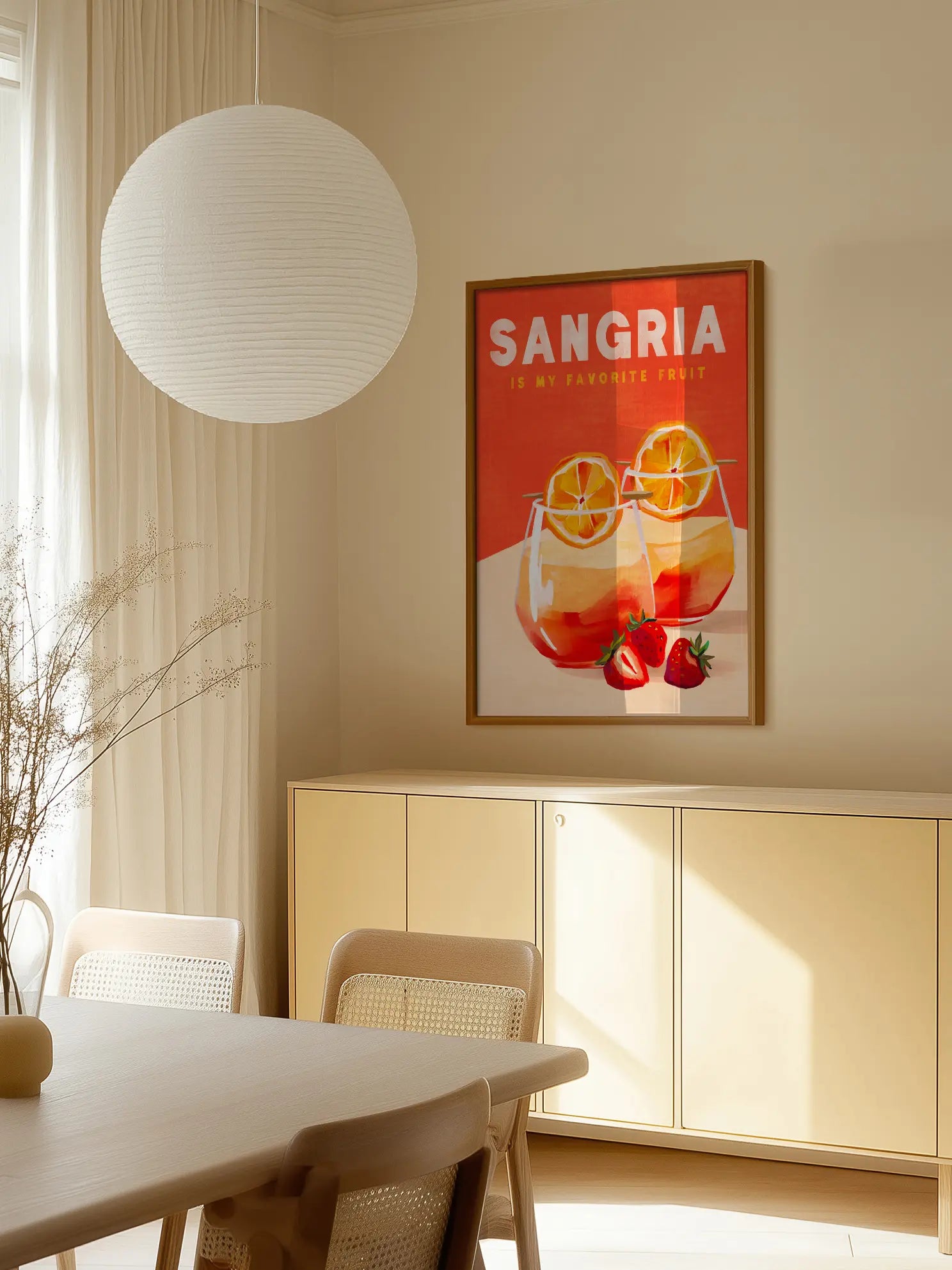 Sangria is my Favorite Fruit Poster