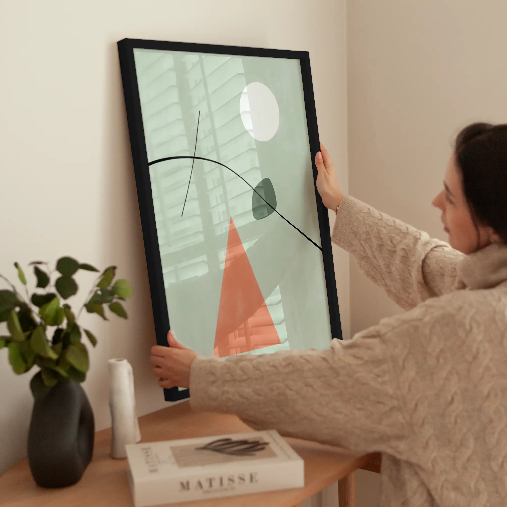 Shapes in Harmony wird aufgehängt