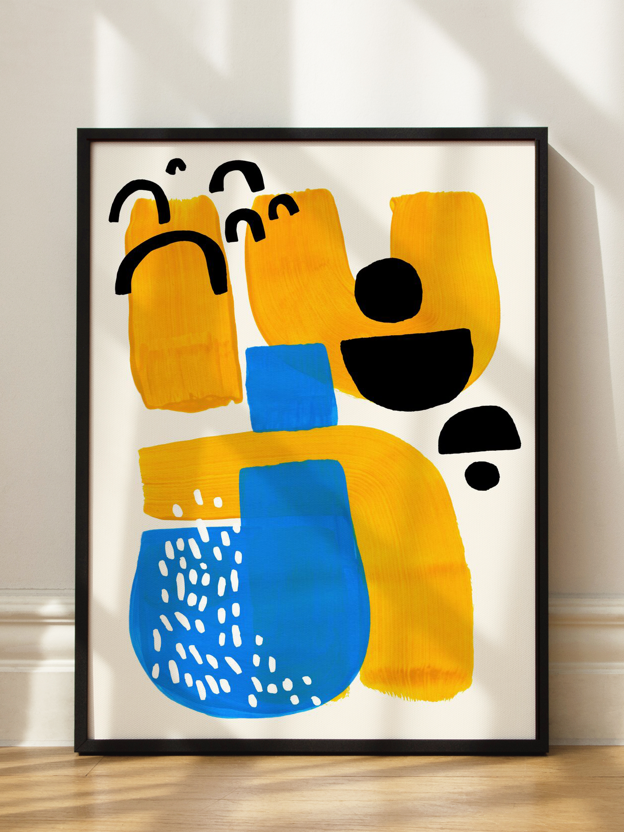 Shapes in Yellow and Blue